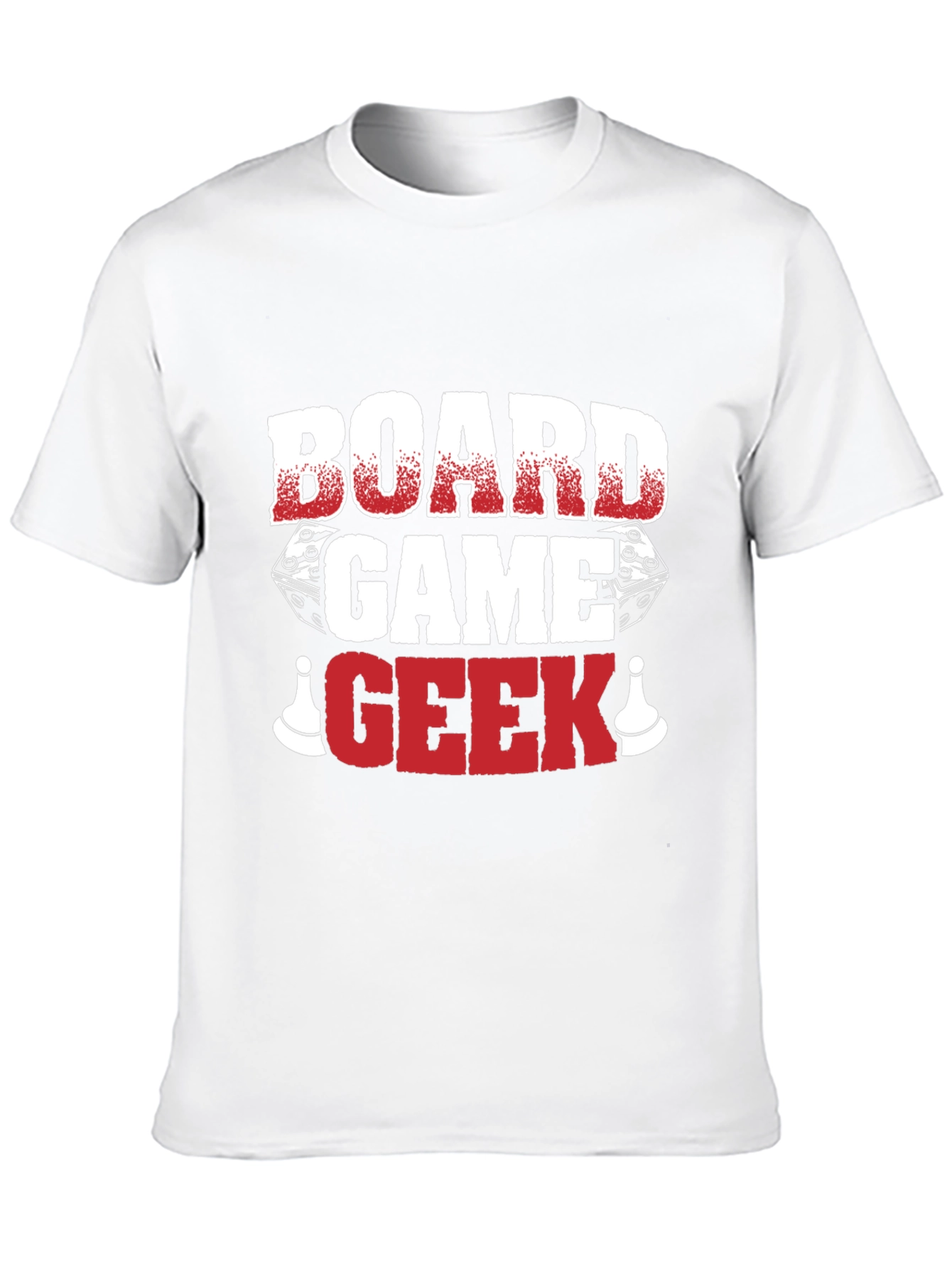 Board Game Geek T-Shirt - Dice and Pawn Graphic