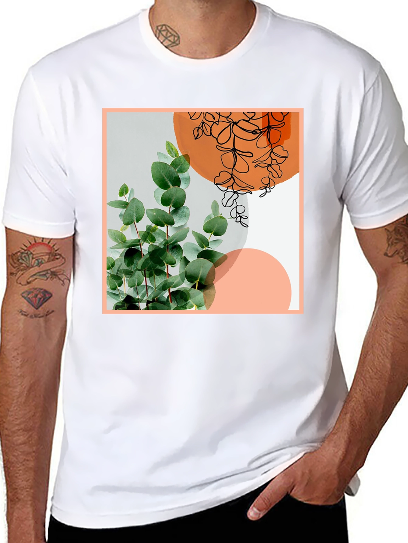 Botanical Graphic Tee - Stylish Comfort