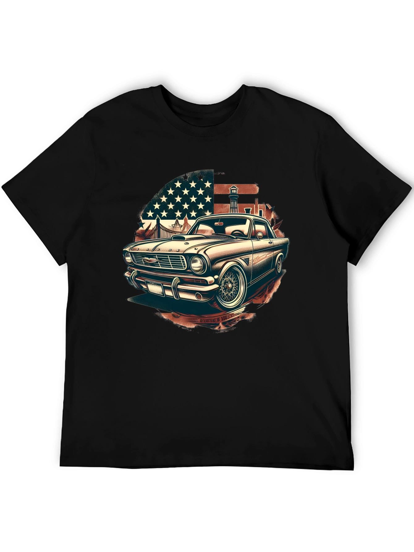 Retro American Classic Car T-Shirt