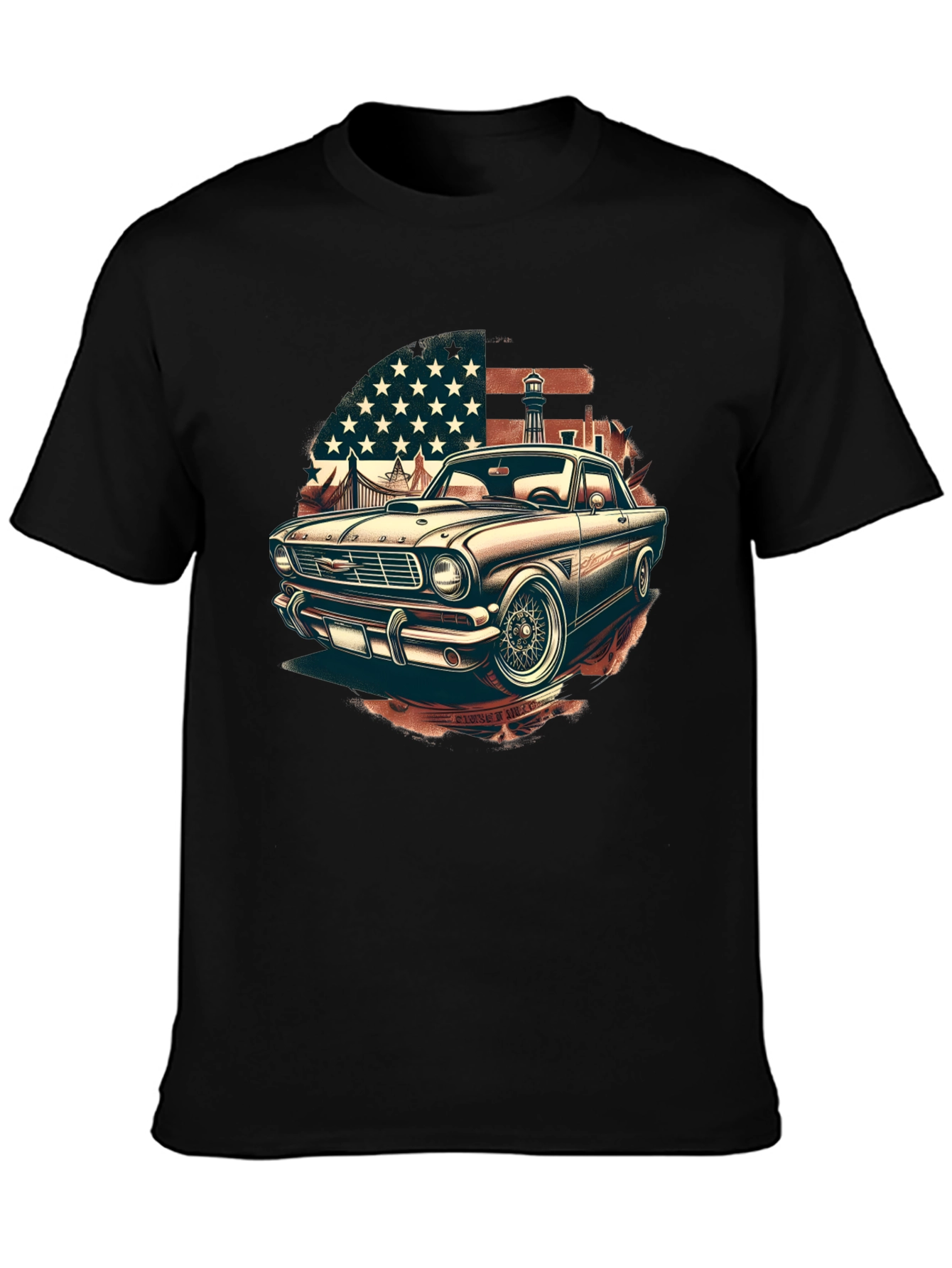 Retro American Classic Car T-Shirt