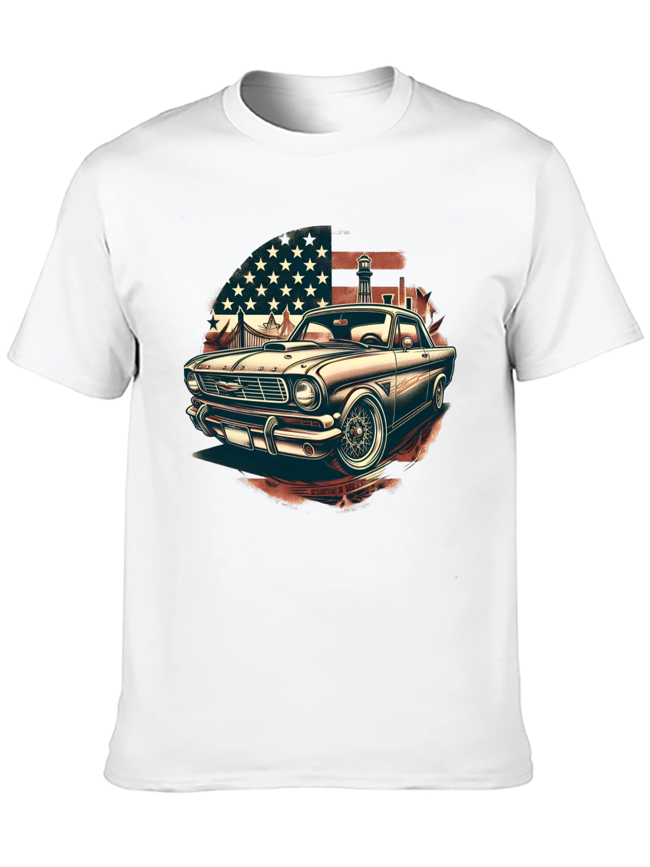 Retro American Classic Car T-Shirt