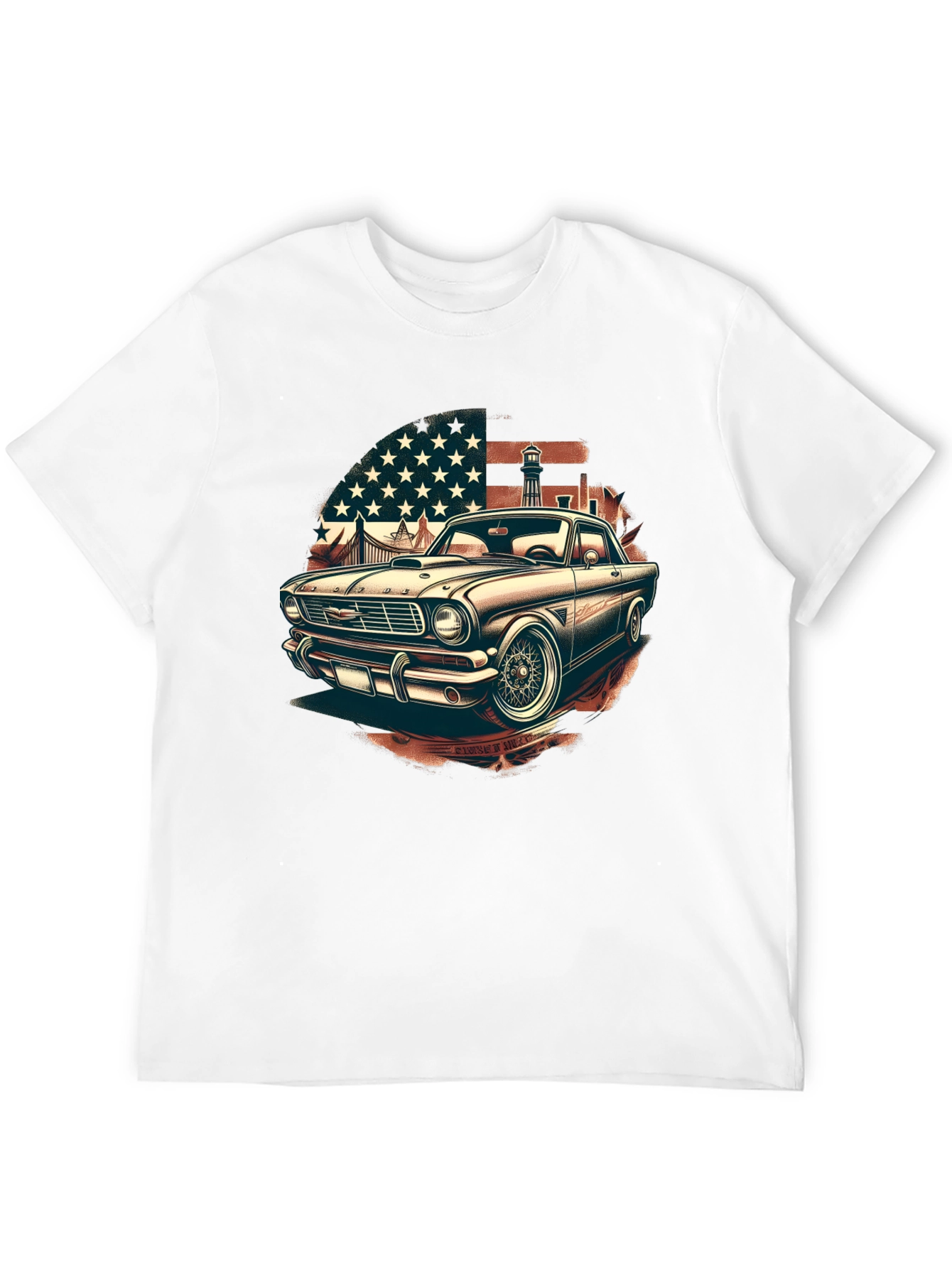 Retro American Classic Car T-Shirt