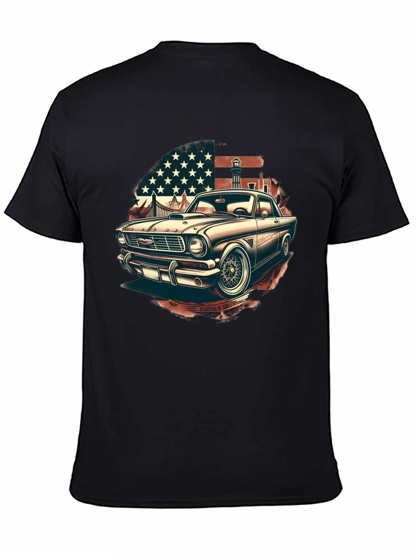 Retro American Classic Car T-Shirt