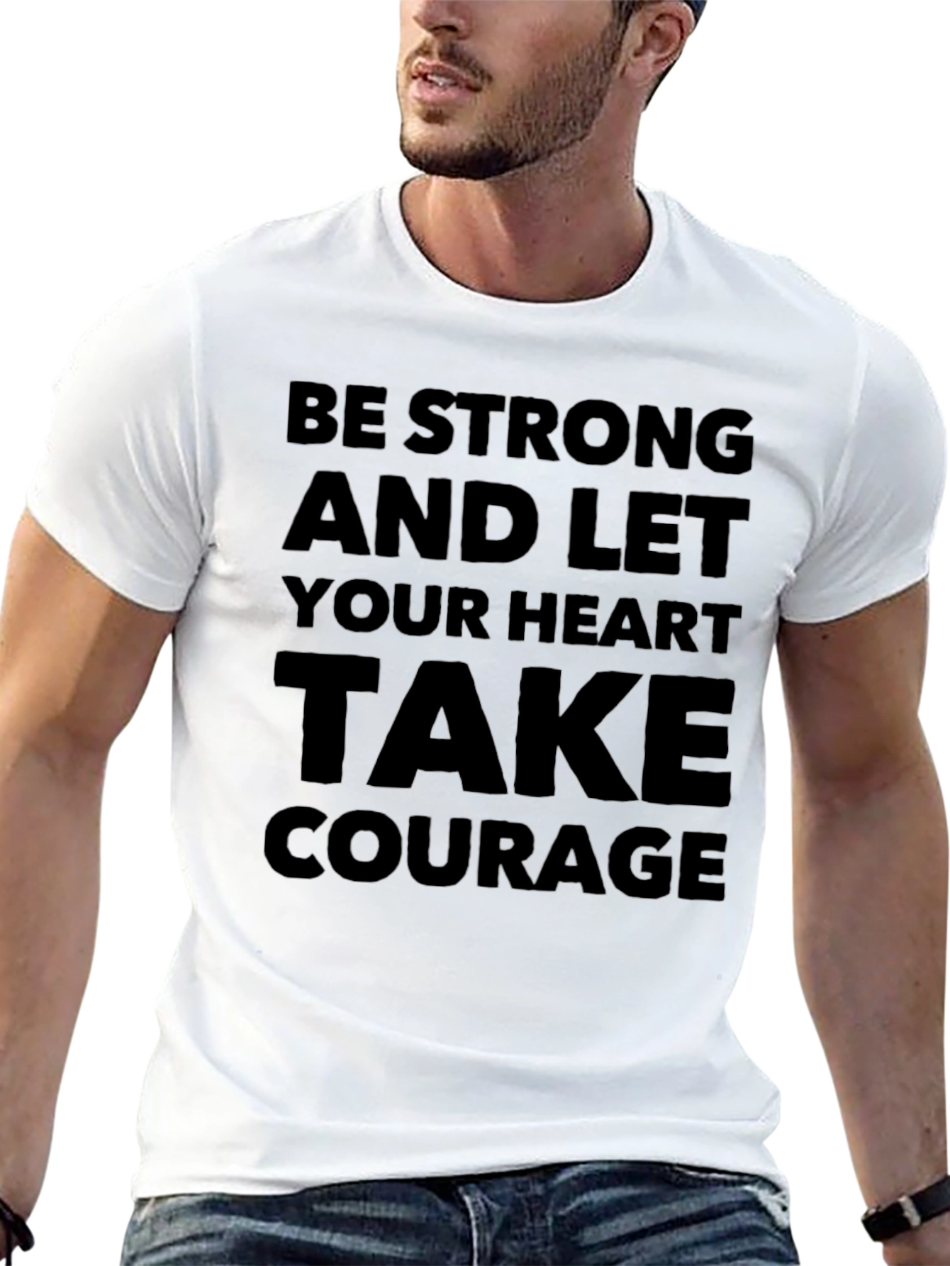 Be Strong Graphic T-Shirt - Inspirational Tee