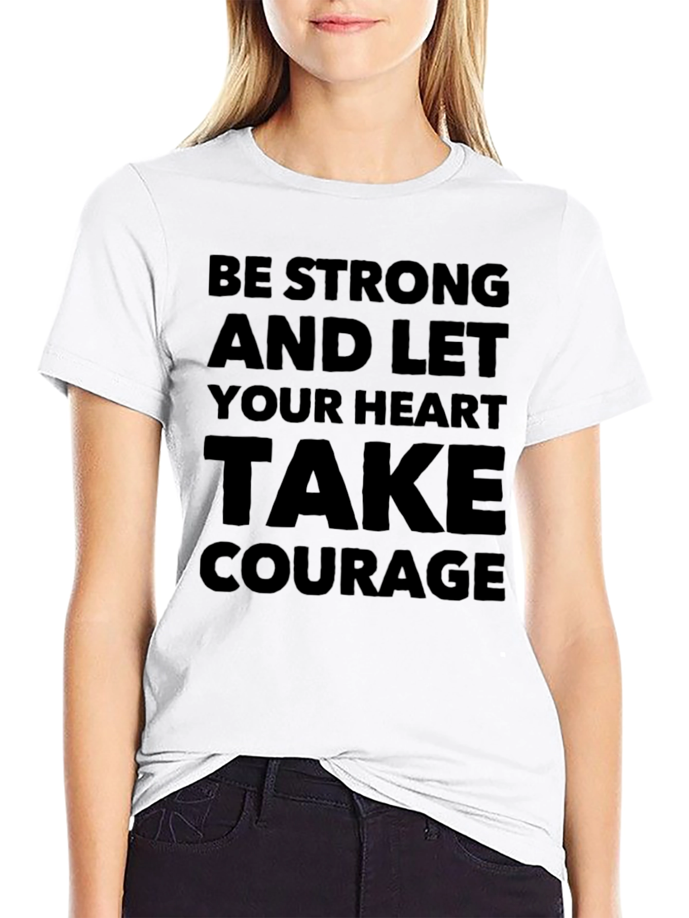 Be Strong Graphic T-Shirt - Inspirational Tee
