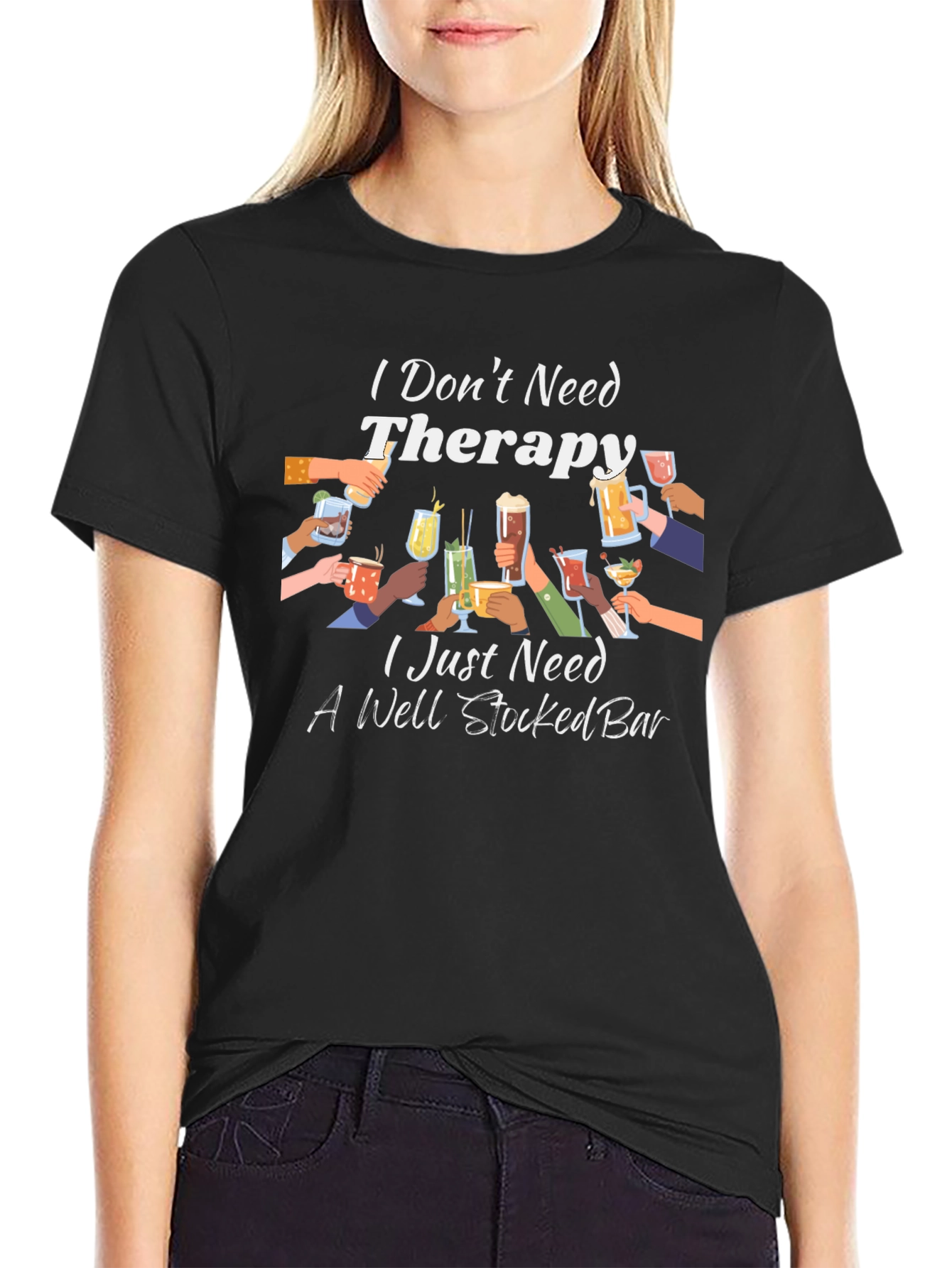 Therapy? I Need a Well Stocked Bar T-Shirt