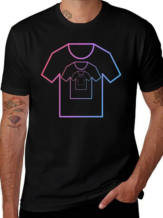 Gradient Outline Tee Shirt Inception