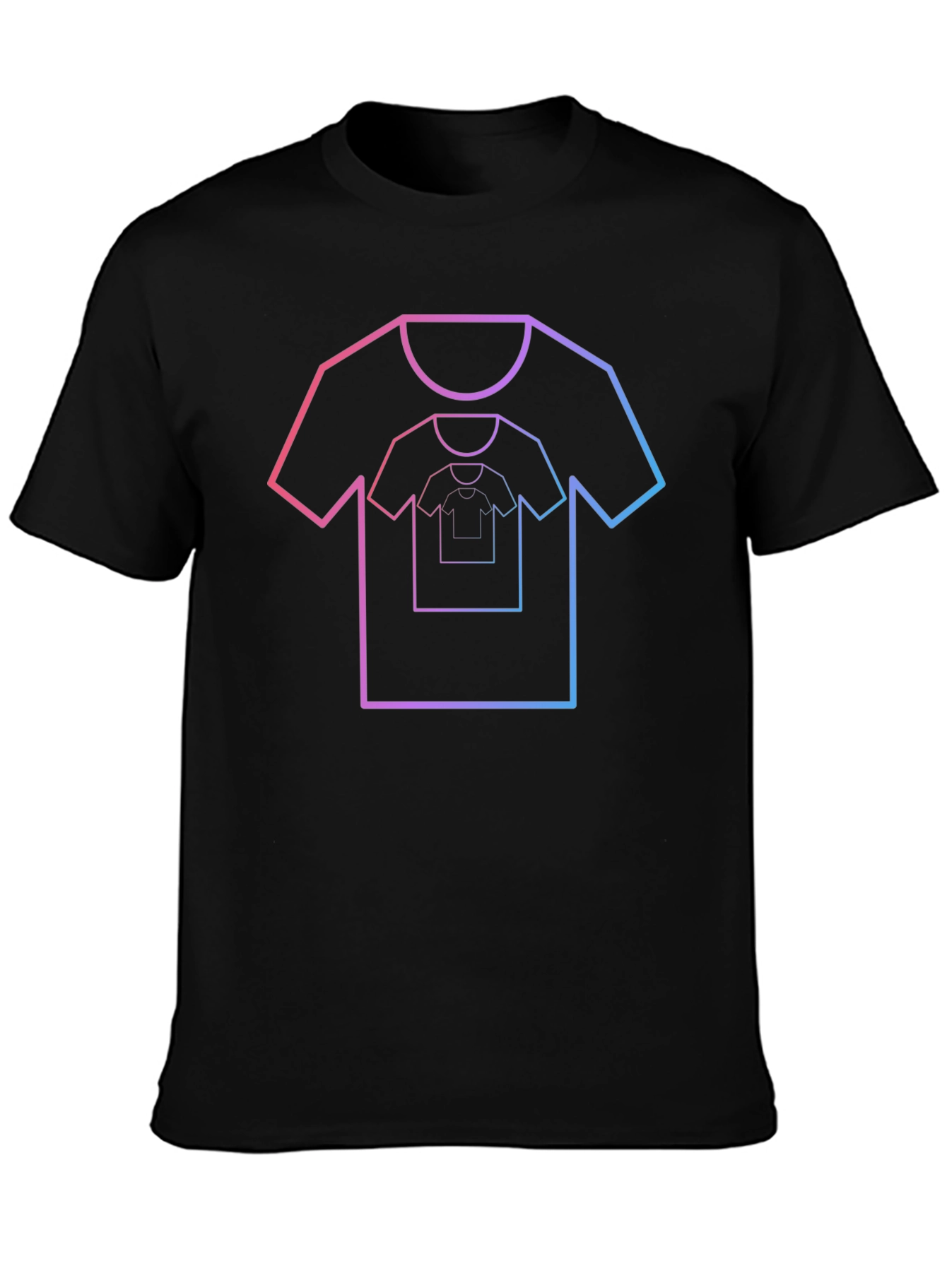 Gradient Outline Tee Shirt Inception