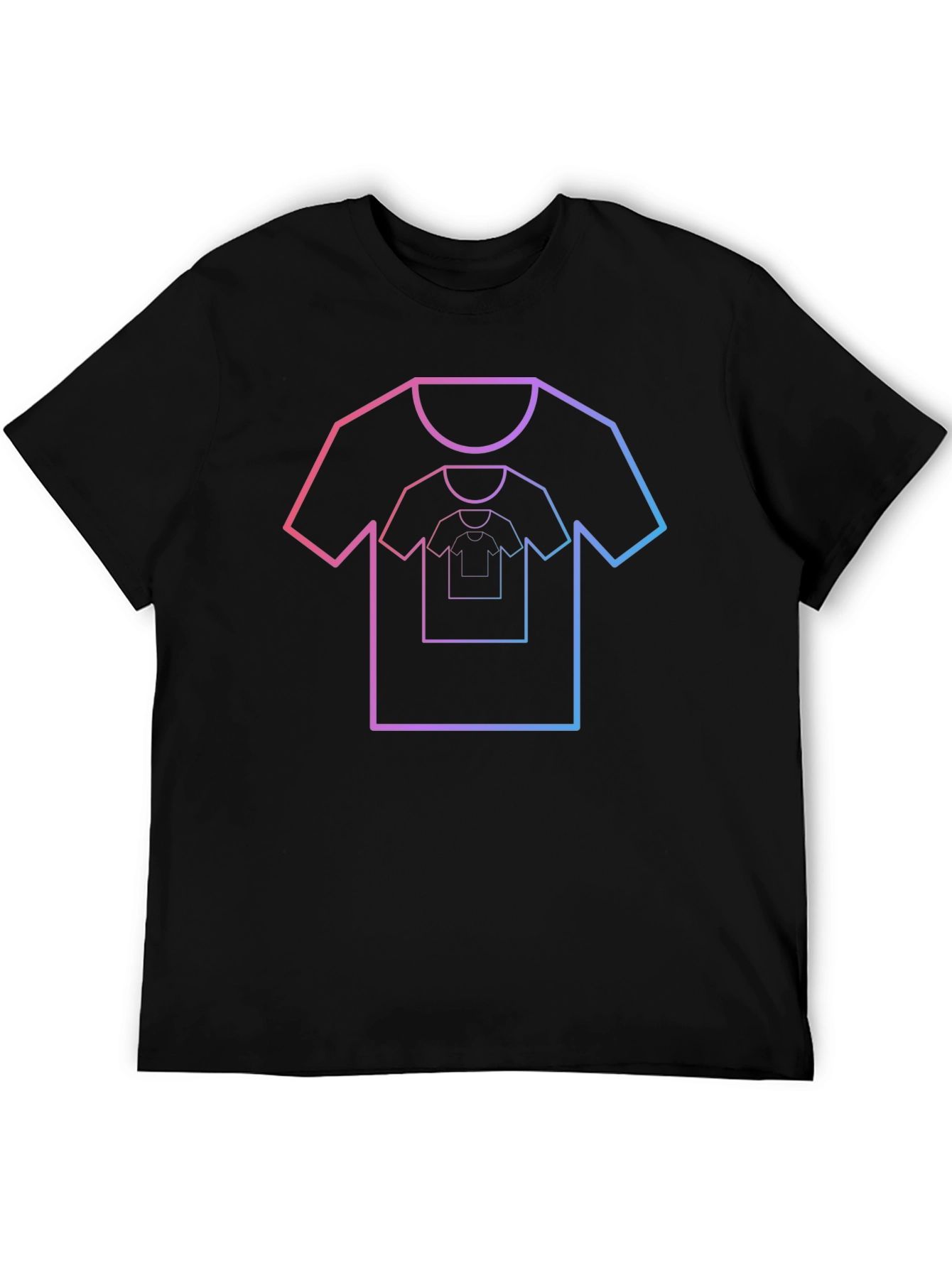 Gradient Outline Tee Shirt Inception