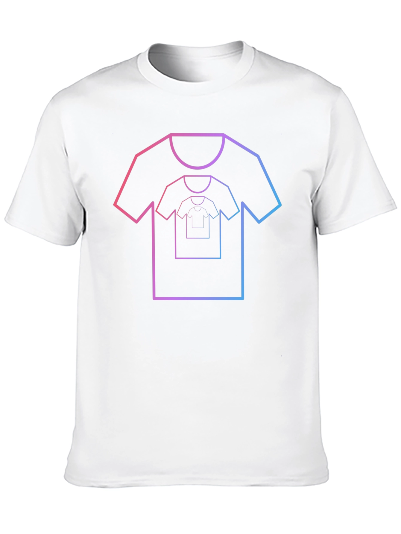 Gradient Outline Tee Shirt Inception