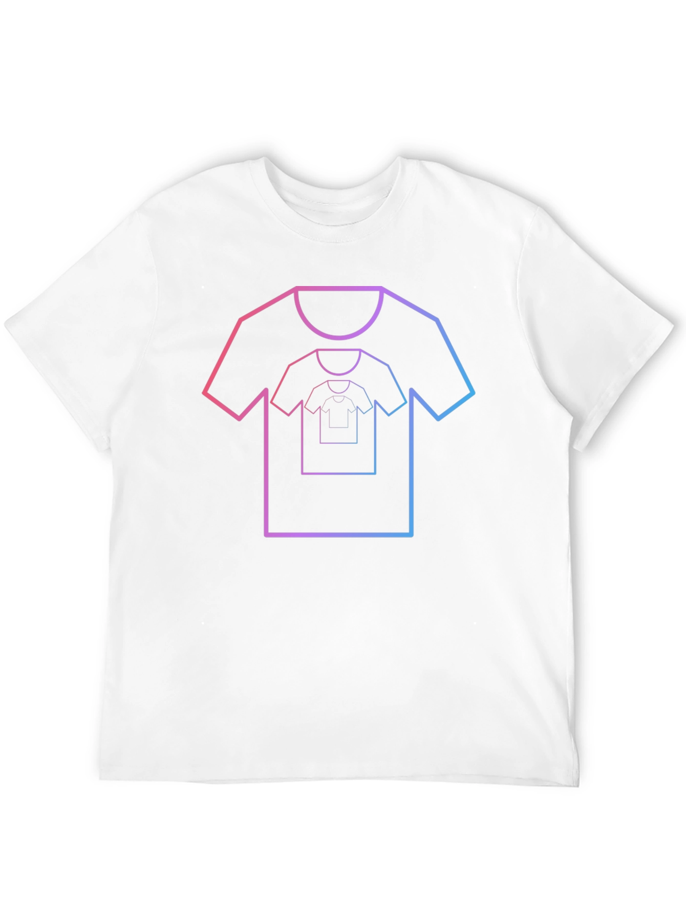 Gradient Outline Tee Shirt Inception