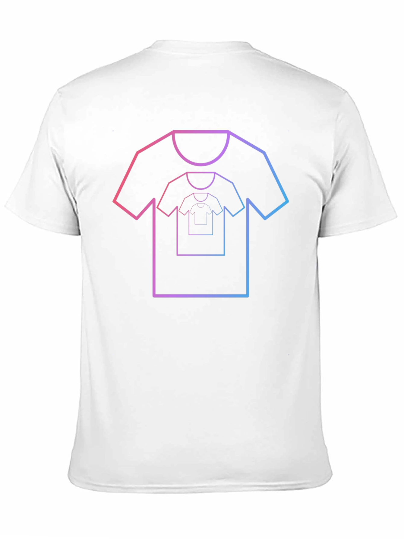 Gradient Outline Tee Shirt Inception