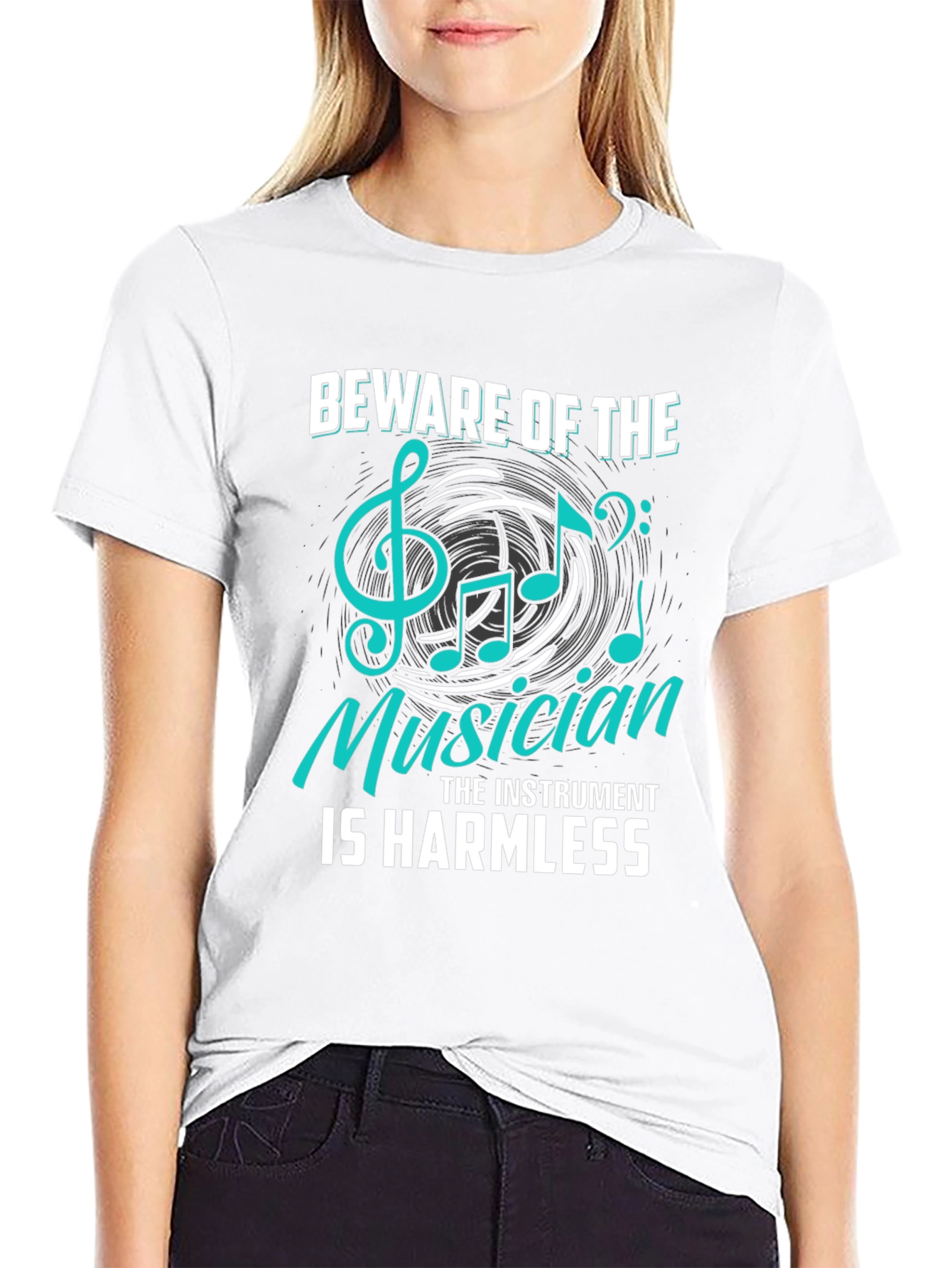 Beware of The Musician T-Shirt - Instrument Harmless Tee