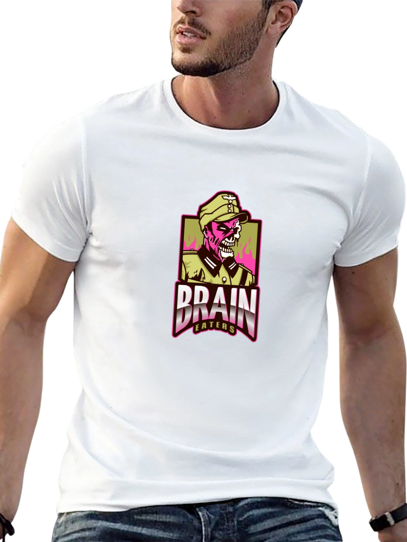 Brain Eaters Zombie Graphic T-Shirt