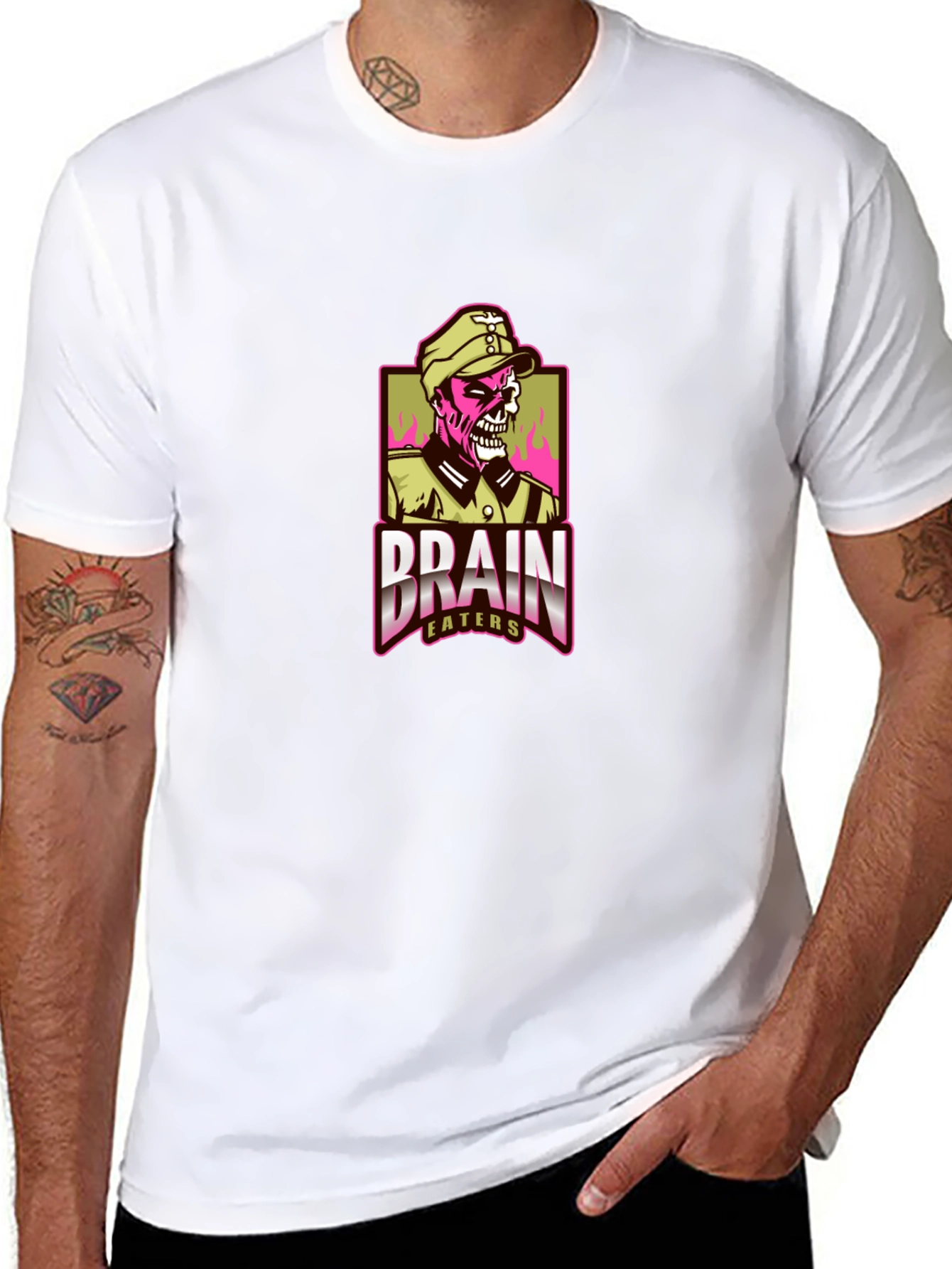 Brain Eaters Zombie Graphic T-Shirt