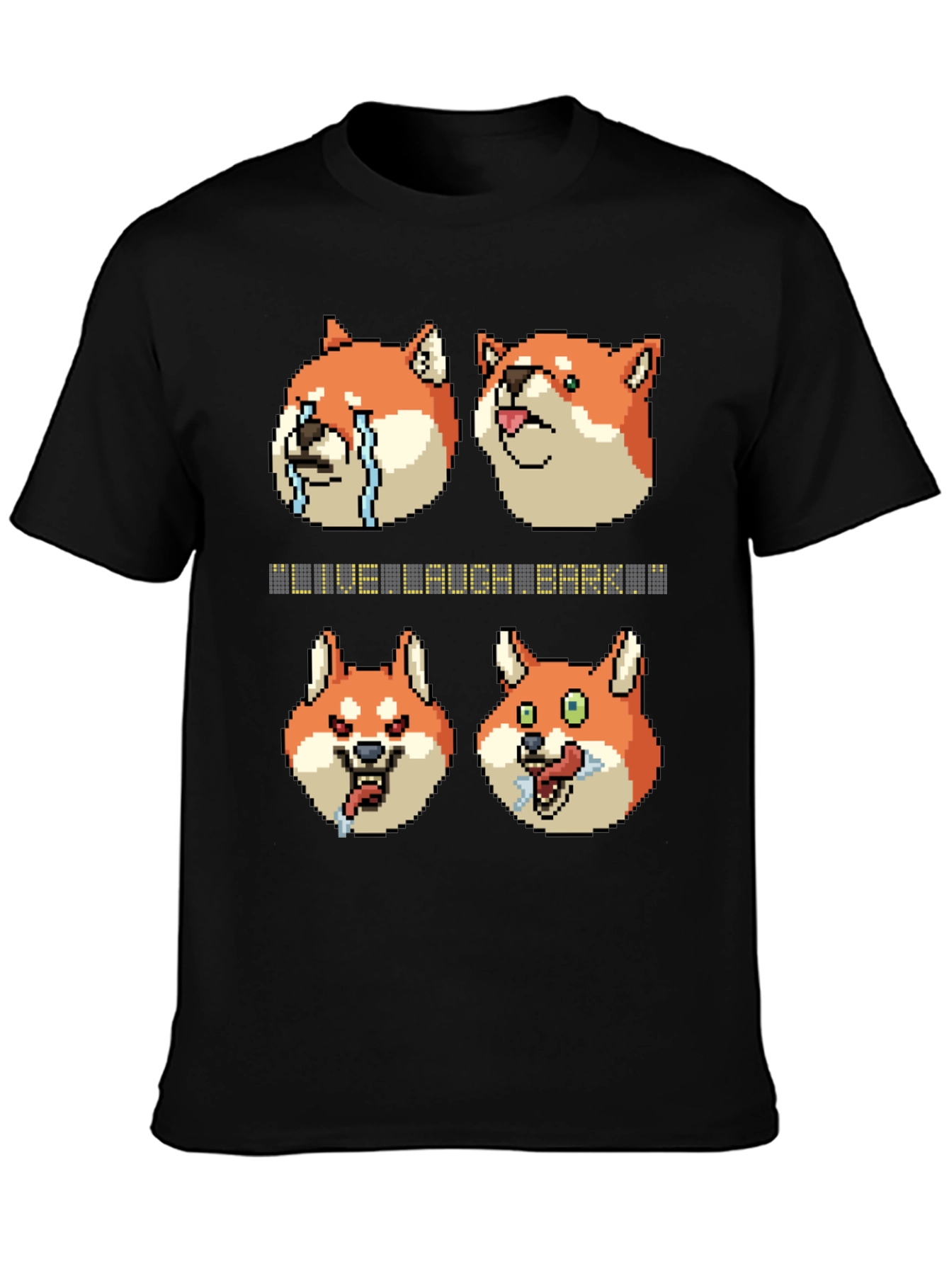 Live Laugh Bark Meme T-Shirt