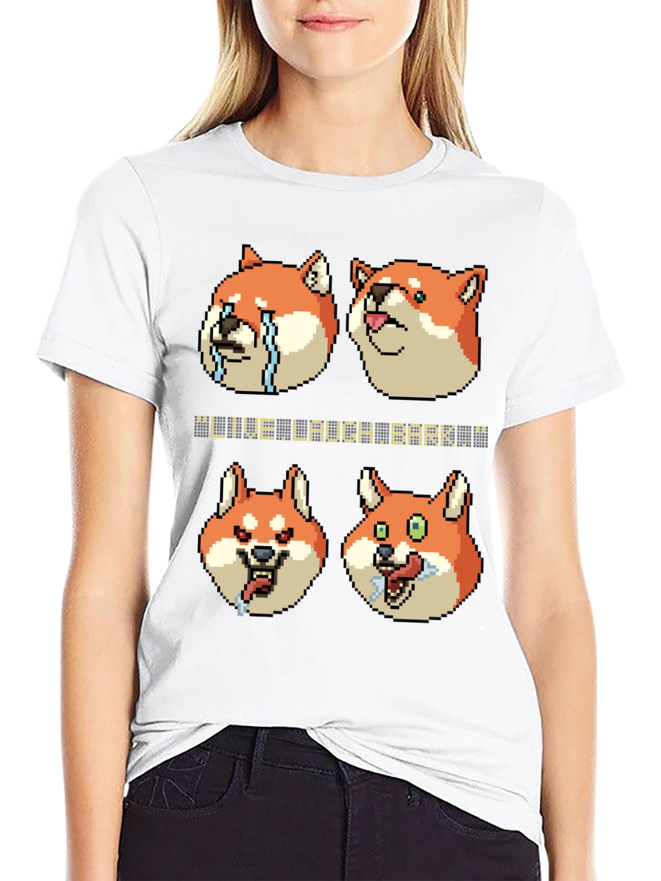 Live Laugh Bark Meme T-Shirt