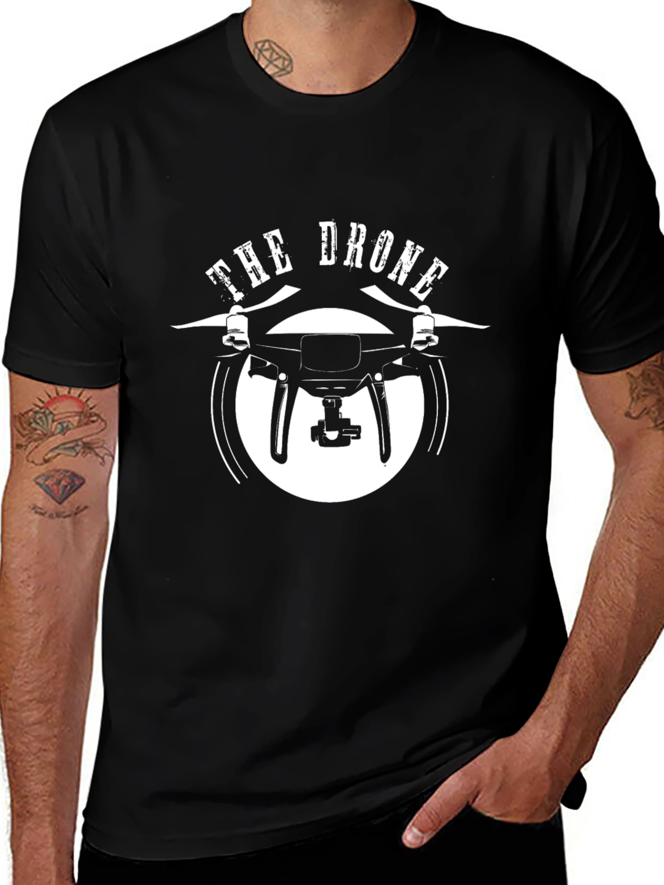The Drone Black T-Shirt