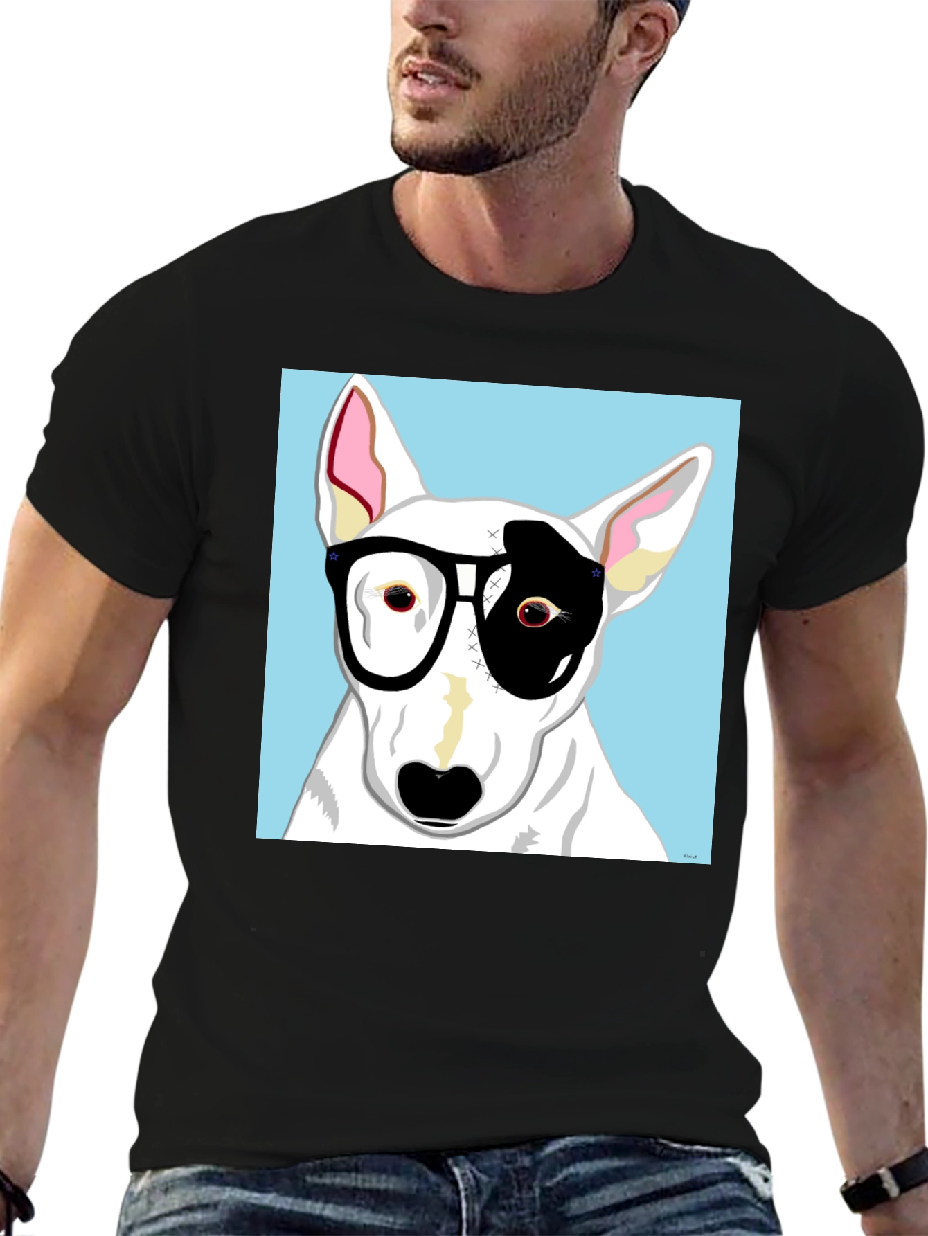 Dog with Glasses T-Shirt