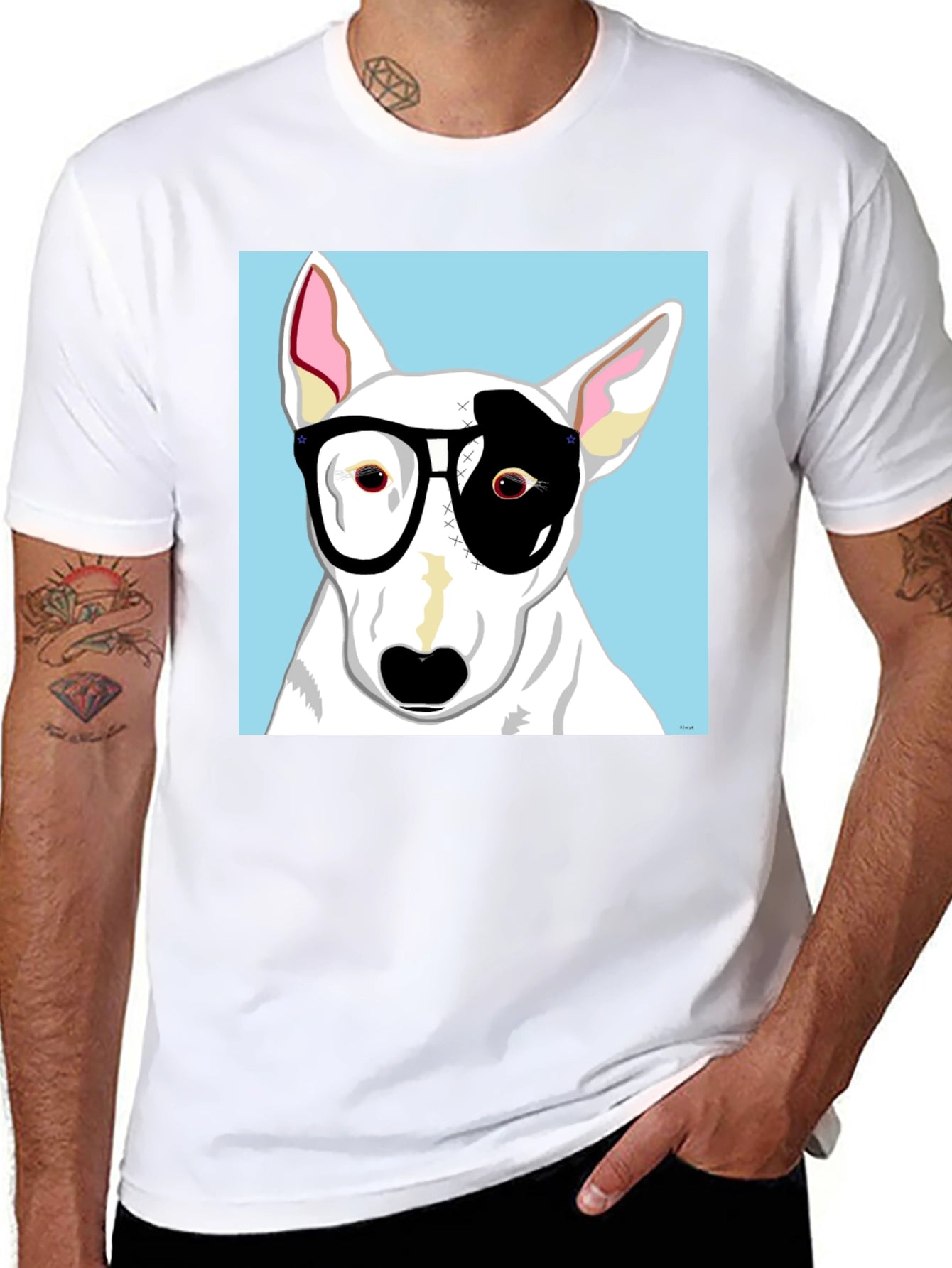 Dog with Glasses T-Shirt