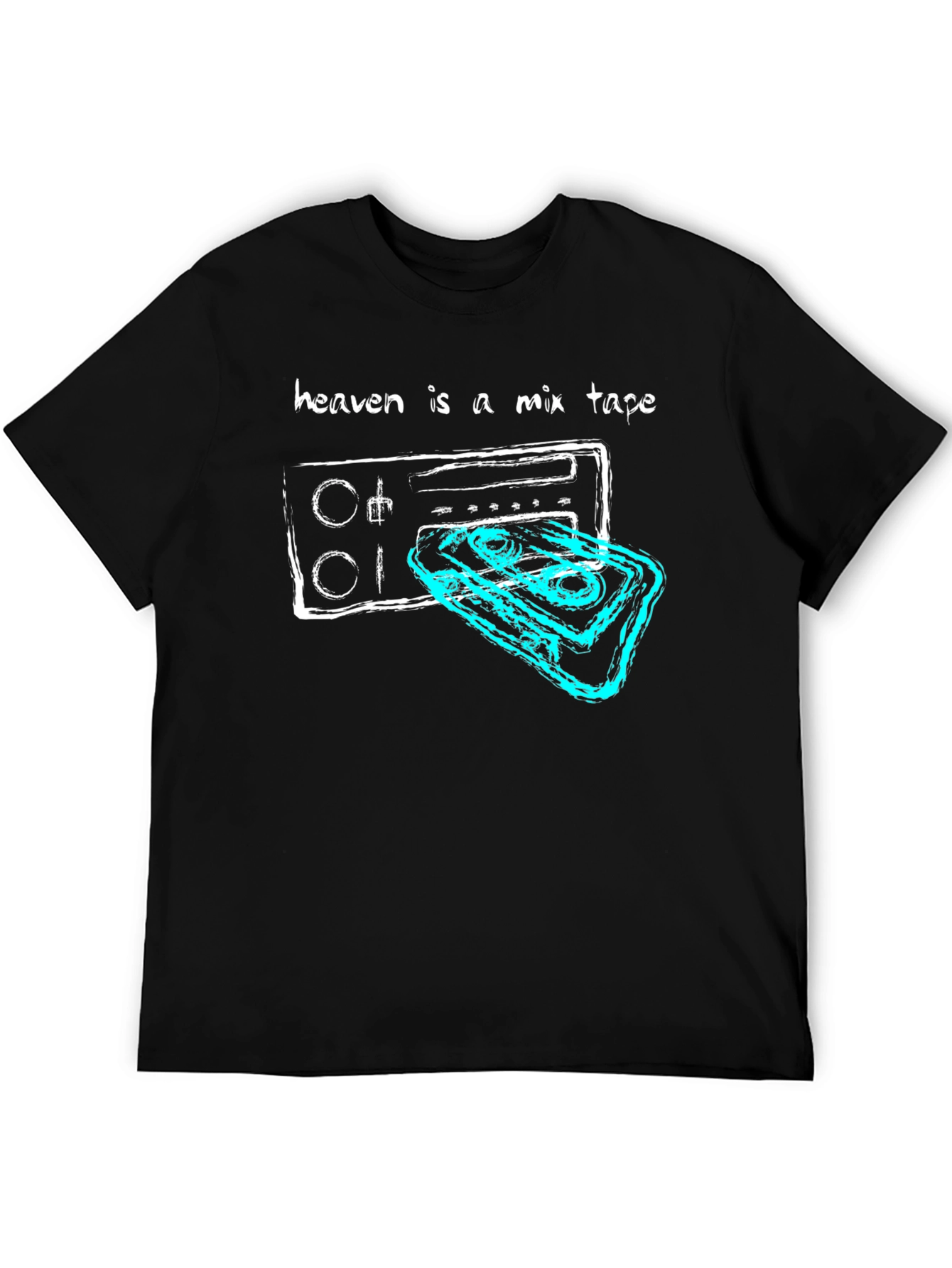 Heaven is a Mixtape Black T-Shirt