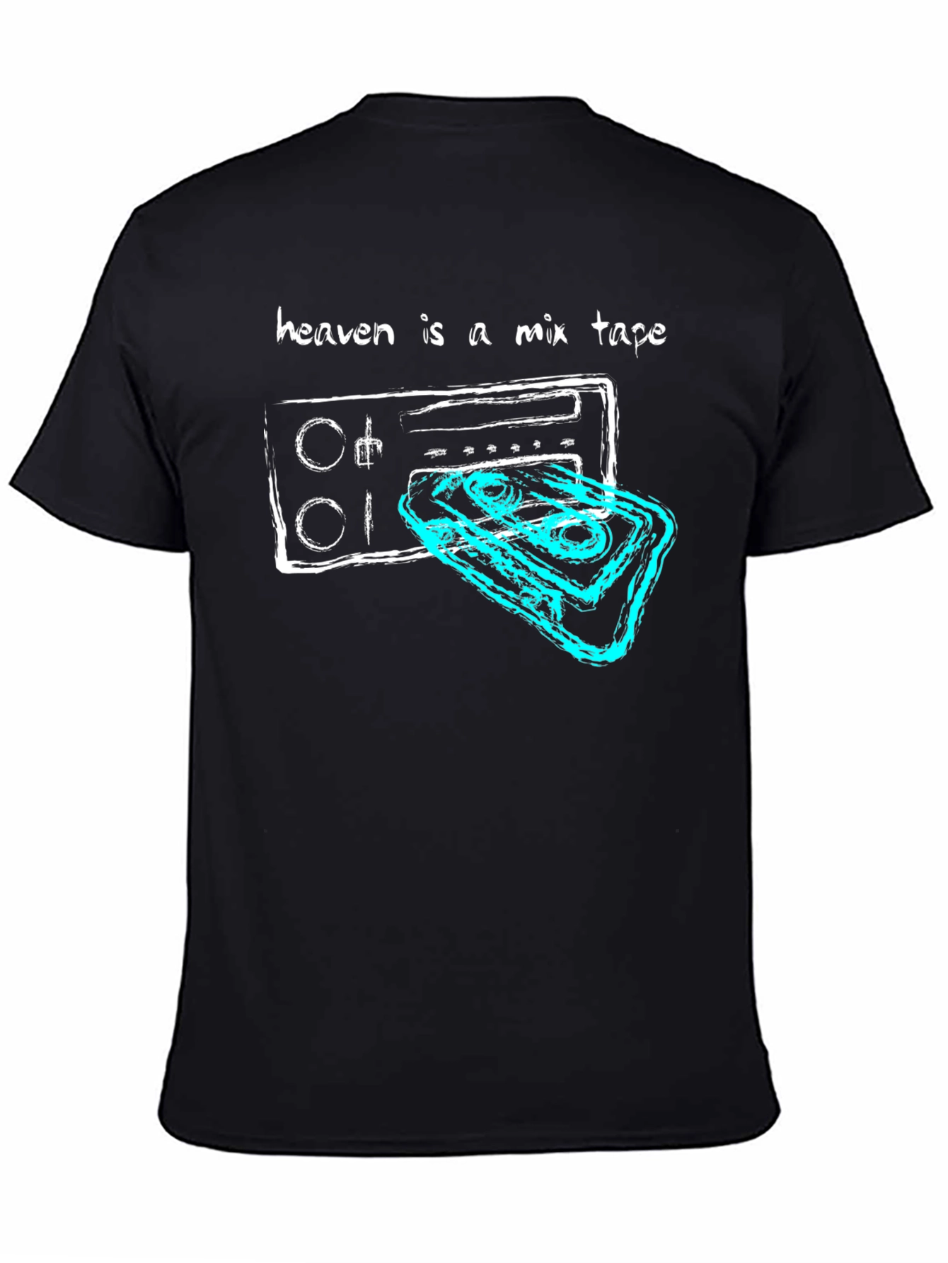 Heaven is a Mixtape Black T-Shirt