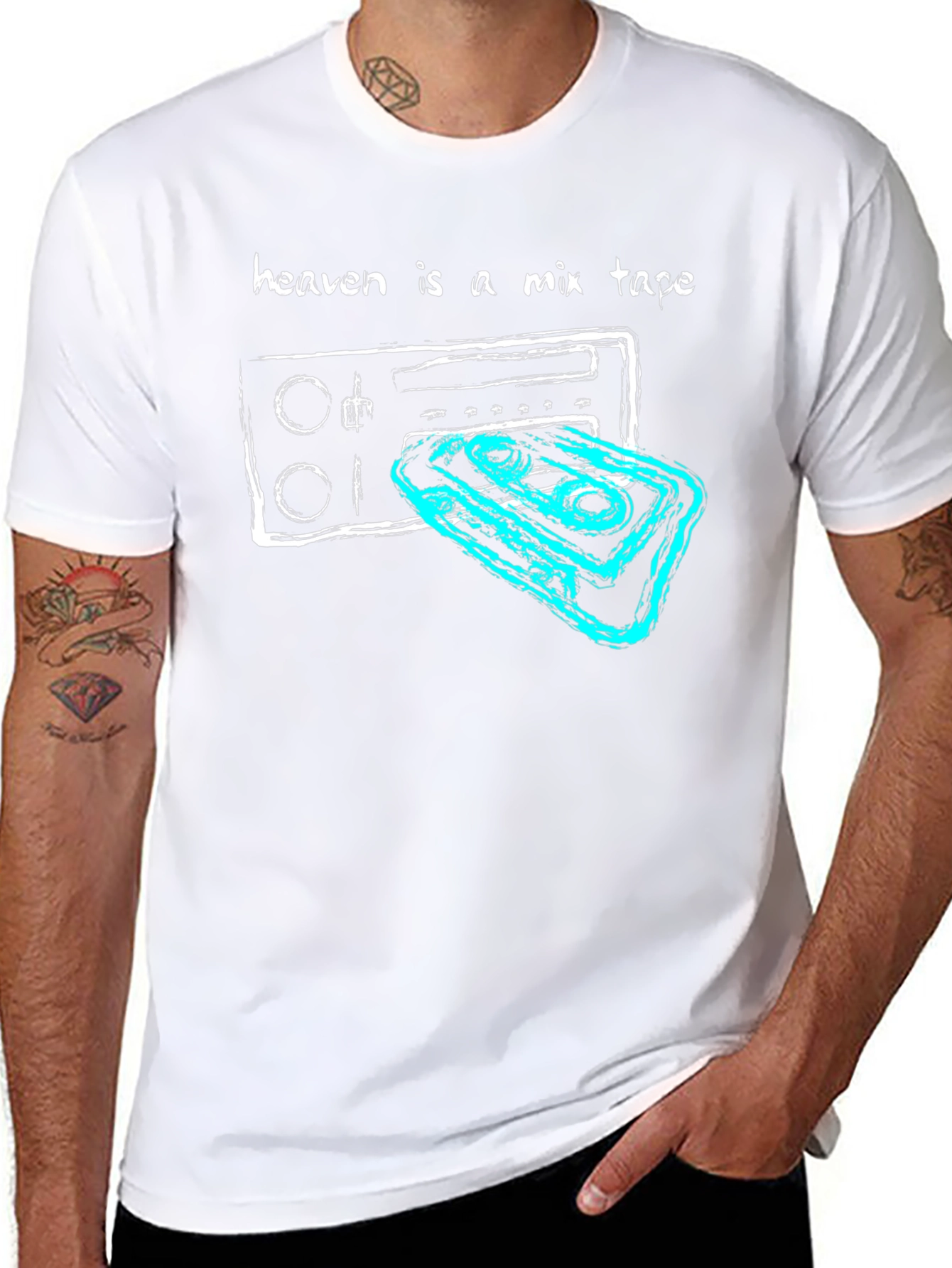 Heaven is a Mixtape Black T-Shirt
