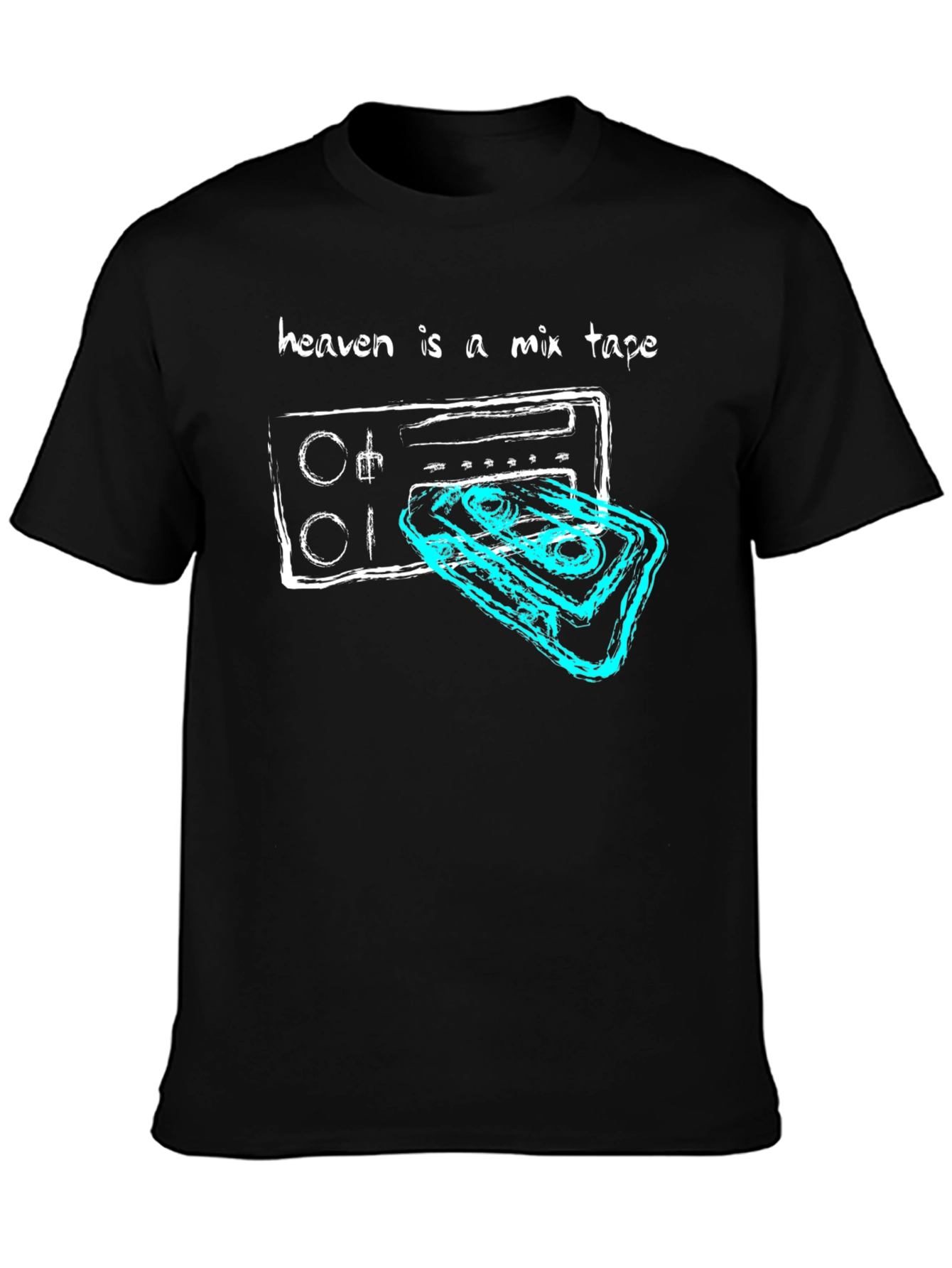 Heaven is a Mixtape Black T-Shirt