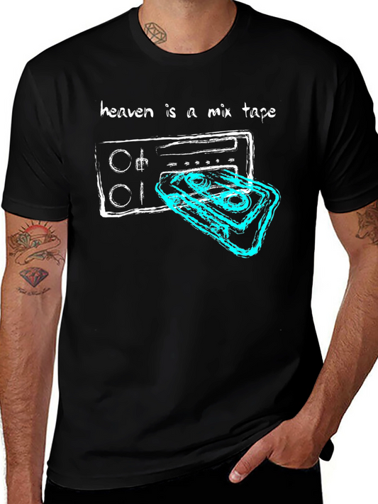 Heaven is a Mixtape Black T-Shirt