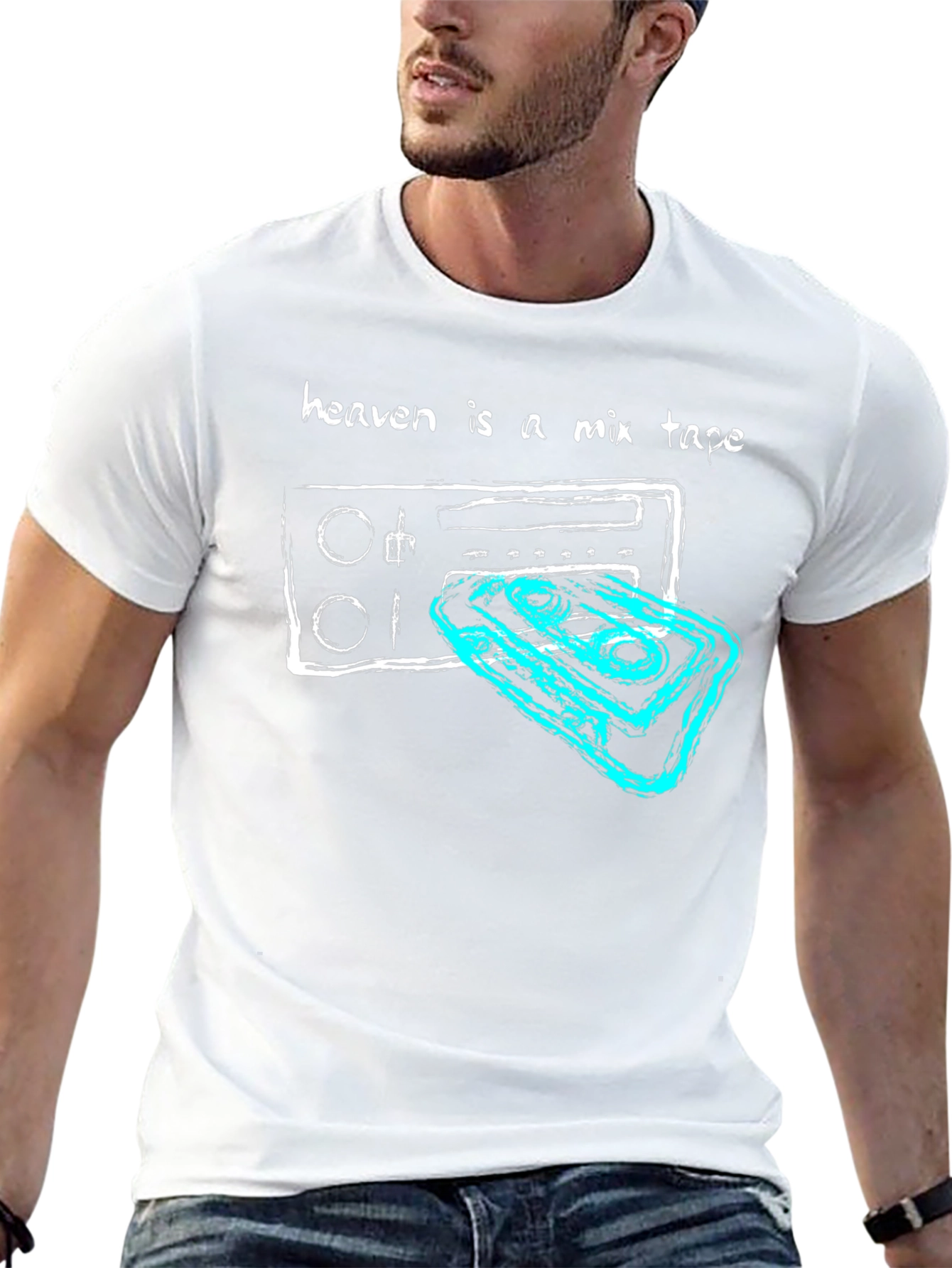 Heaven is a Mixtape Black T-Shirt