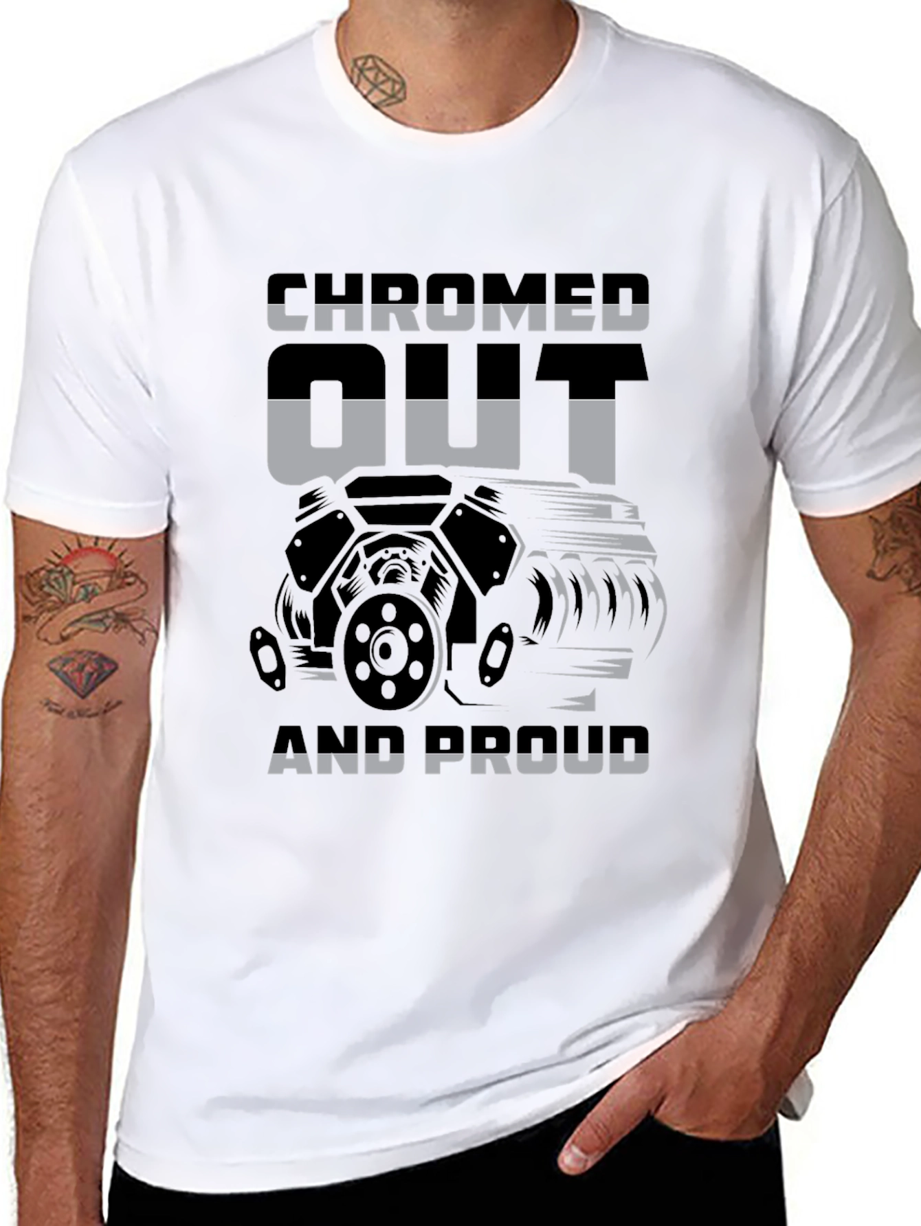 Chromed Out and Proud Graphic T-Shirt