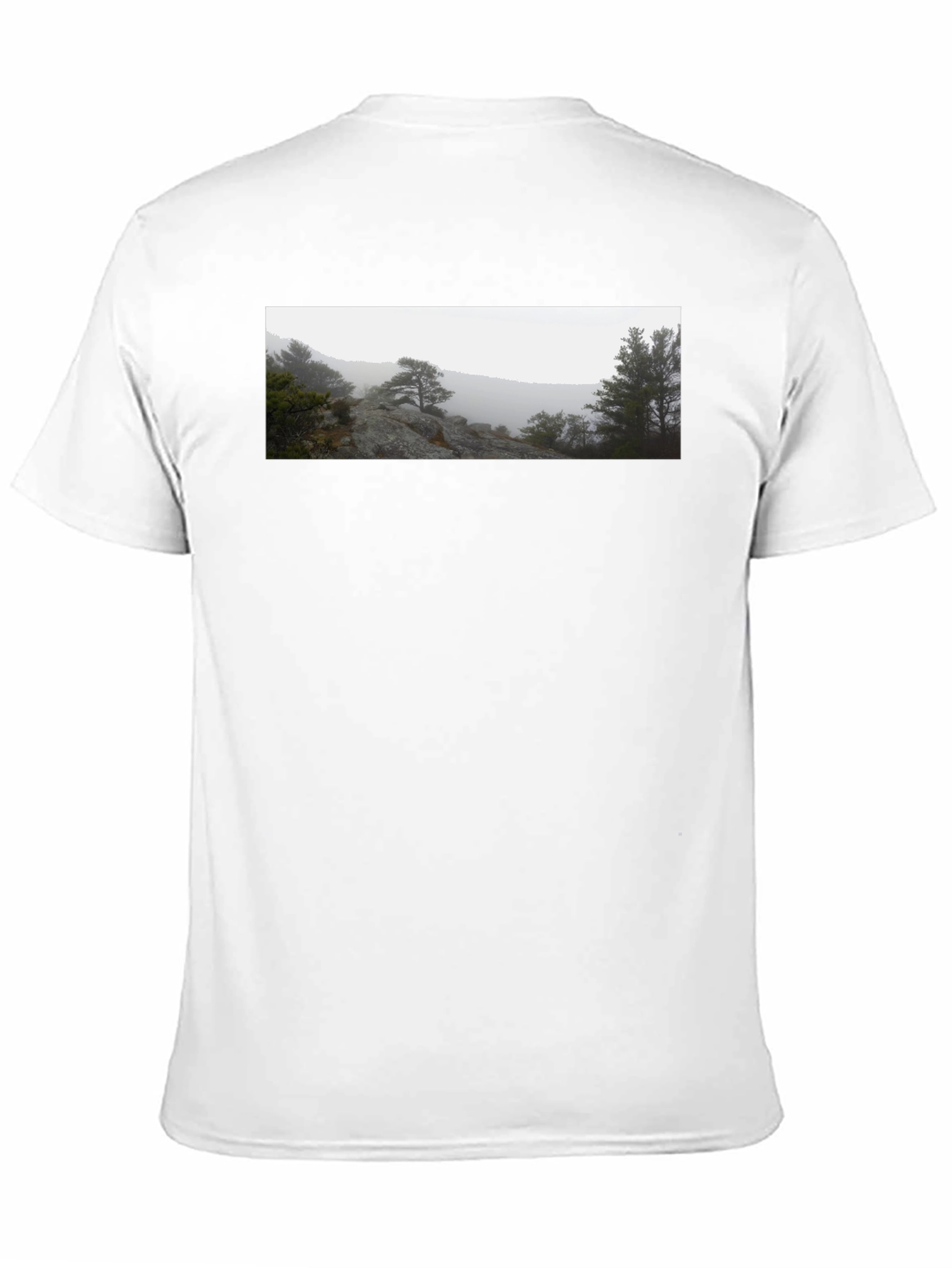 Nature Scene Black T-Shirt