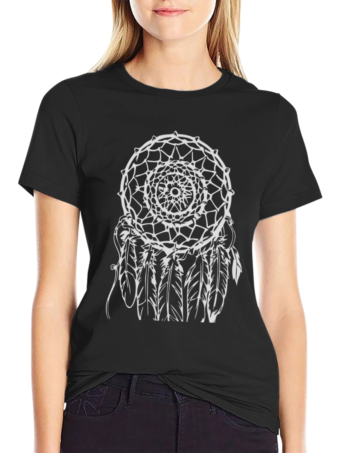 Dreamcatcher T-Shirt - Black Cotton Tee