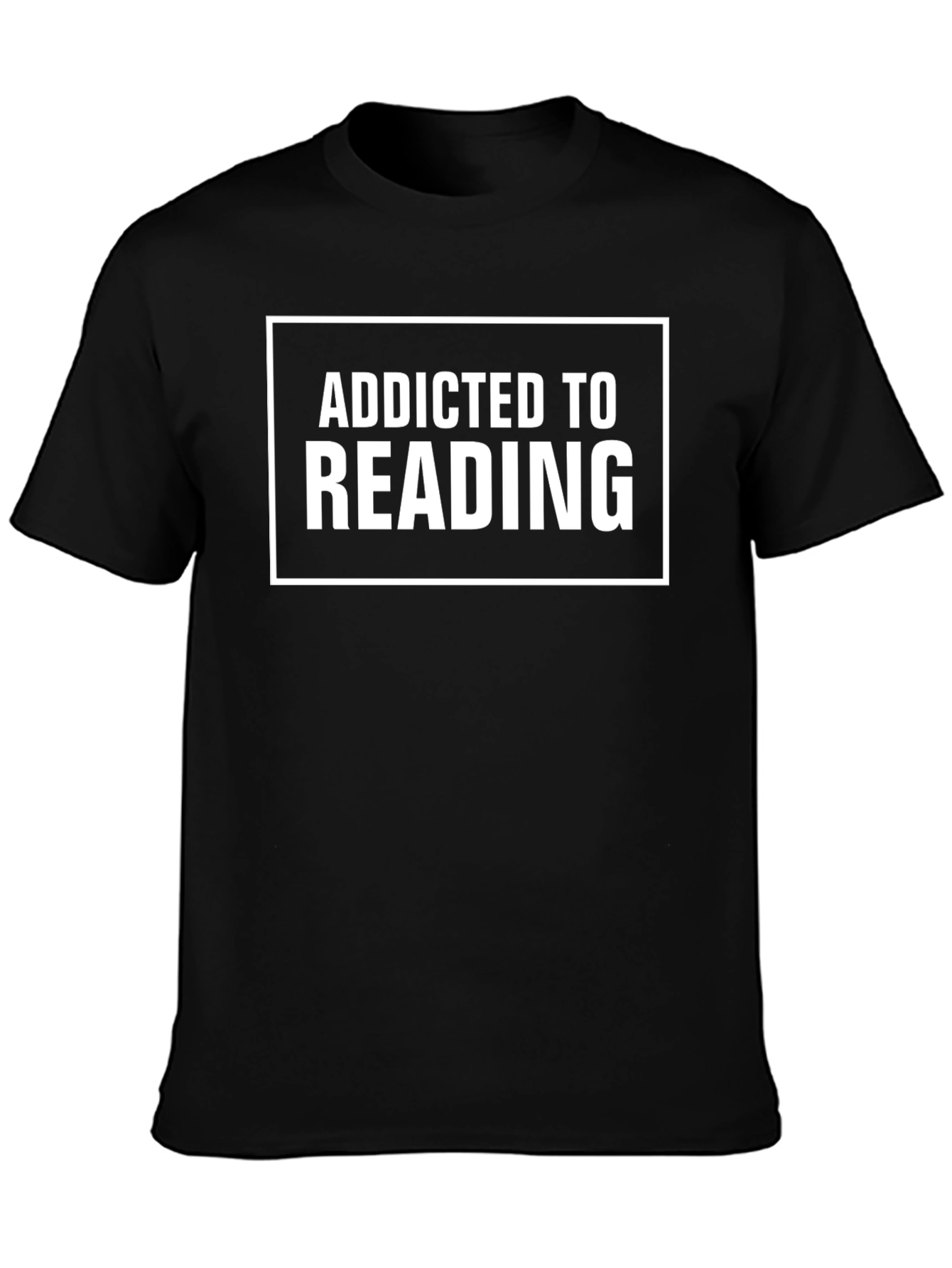 Addicted to Reading Black T-Shirt