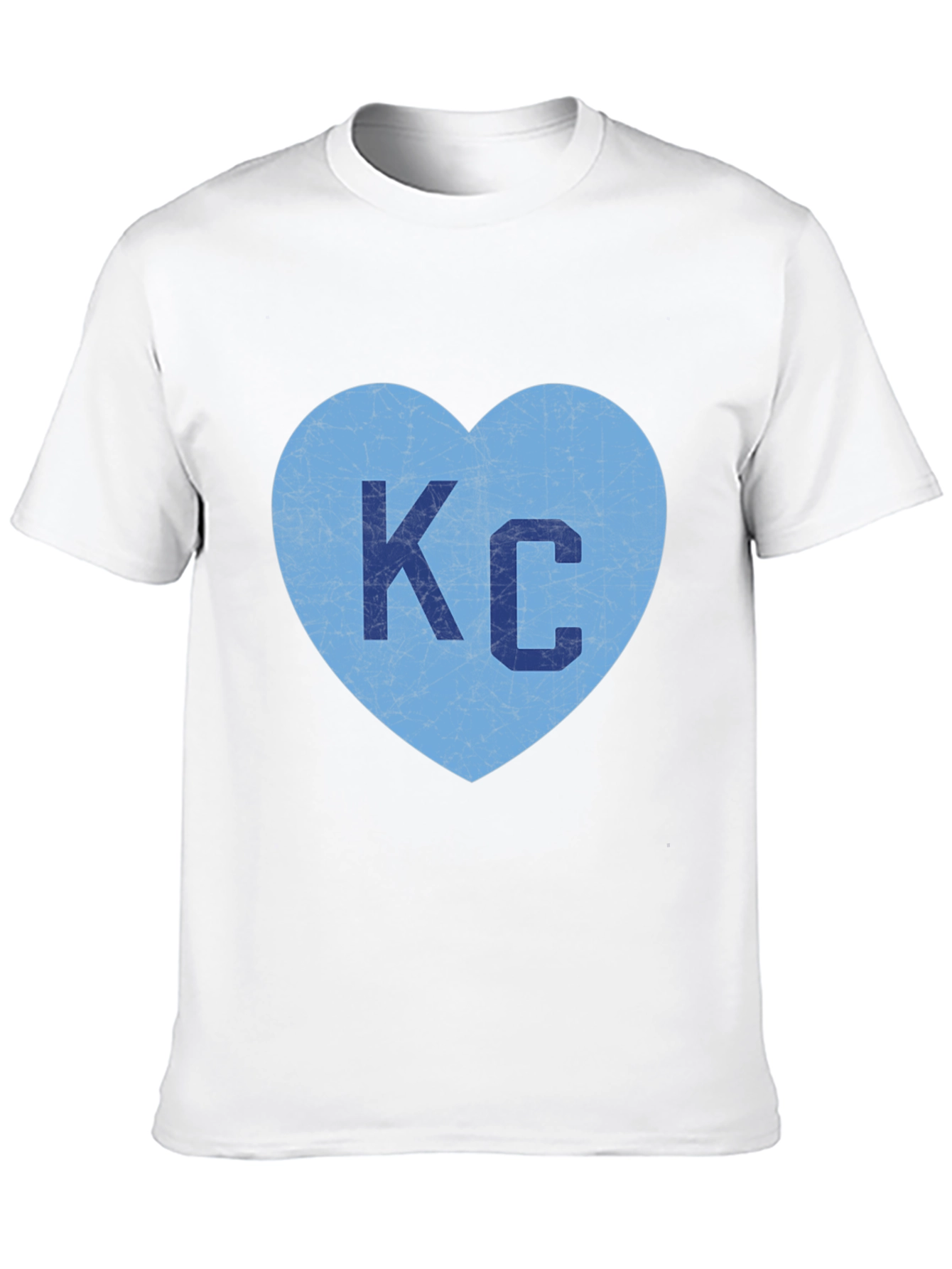 KC Heart Graphic Tee - Black Casual T-Shirt