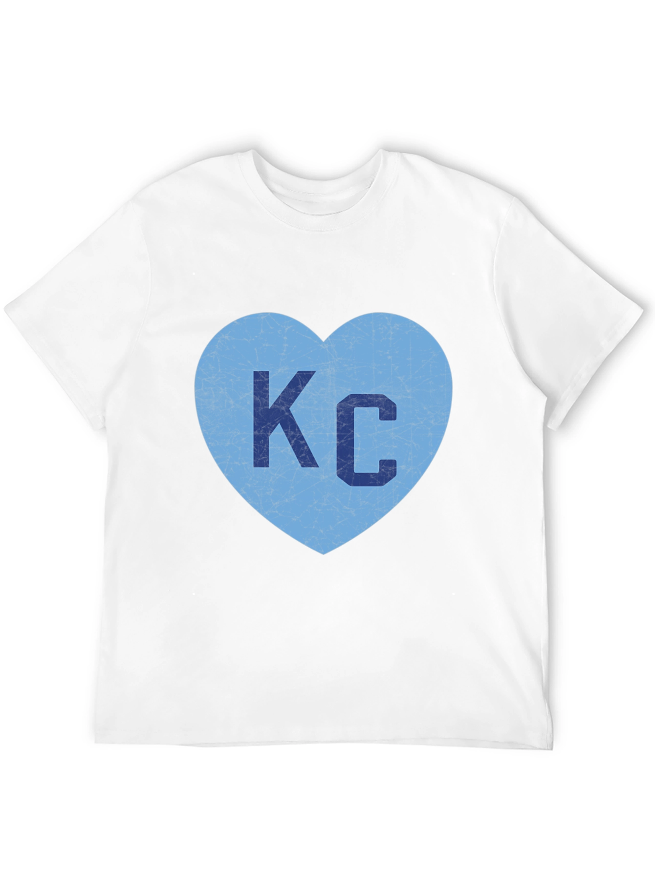 KC Heart Graphic Tee - Black Casual T-Shirt