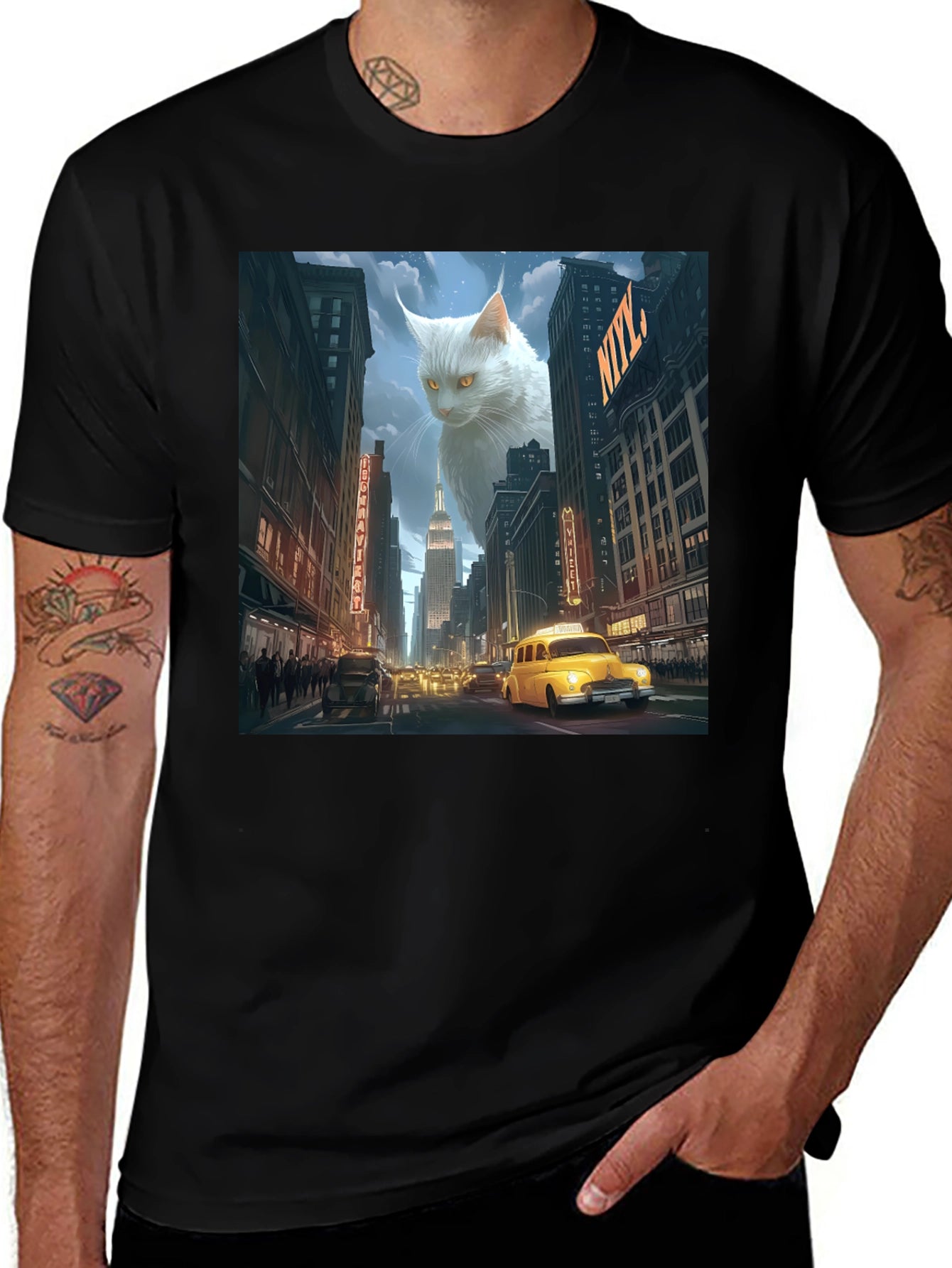 Catzilla T-Shirt - Giant Cat NYC
