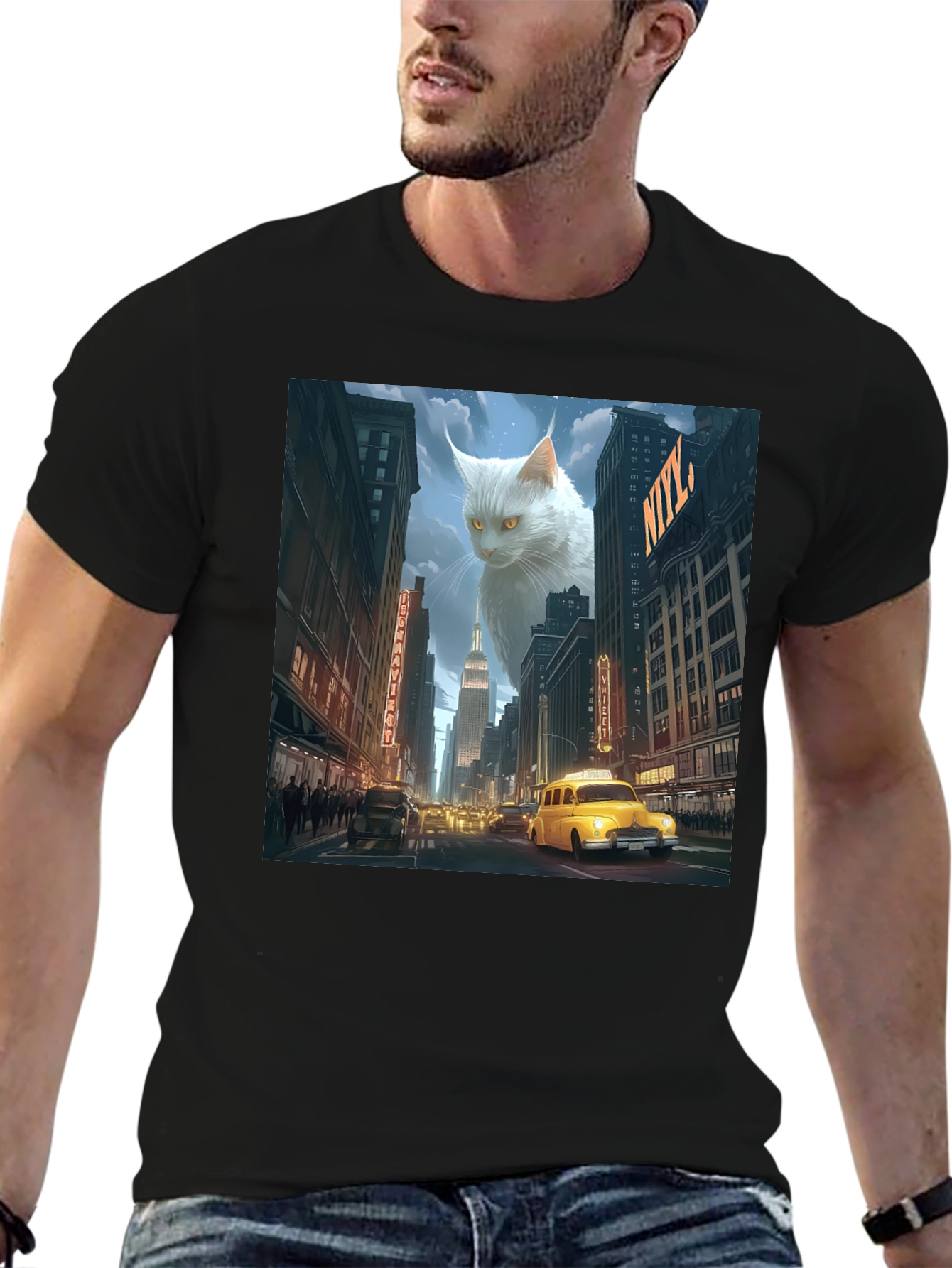 Catzilla T-Shirt - Giant Cat NYC