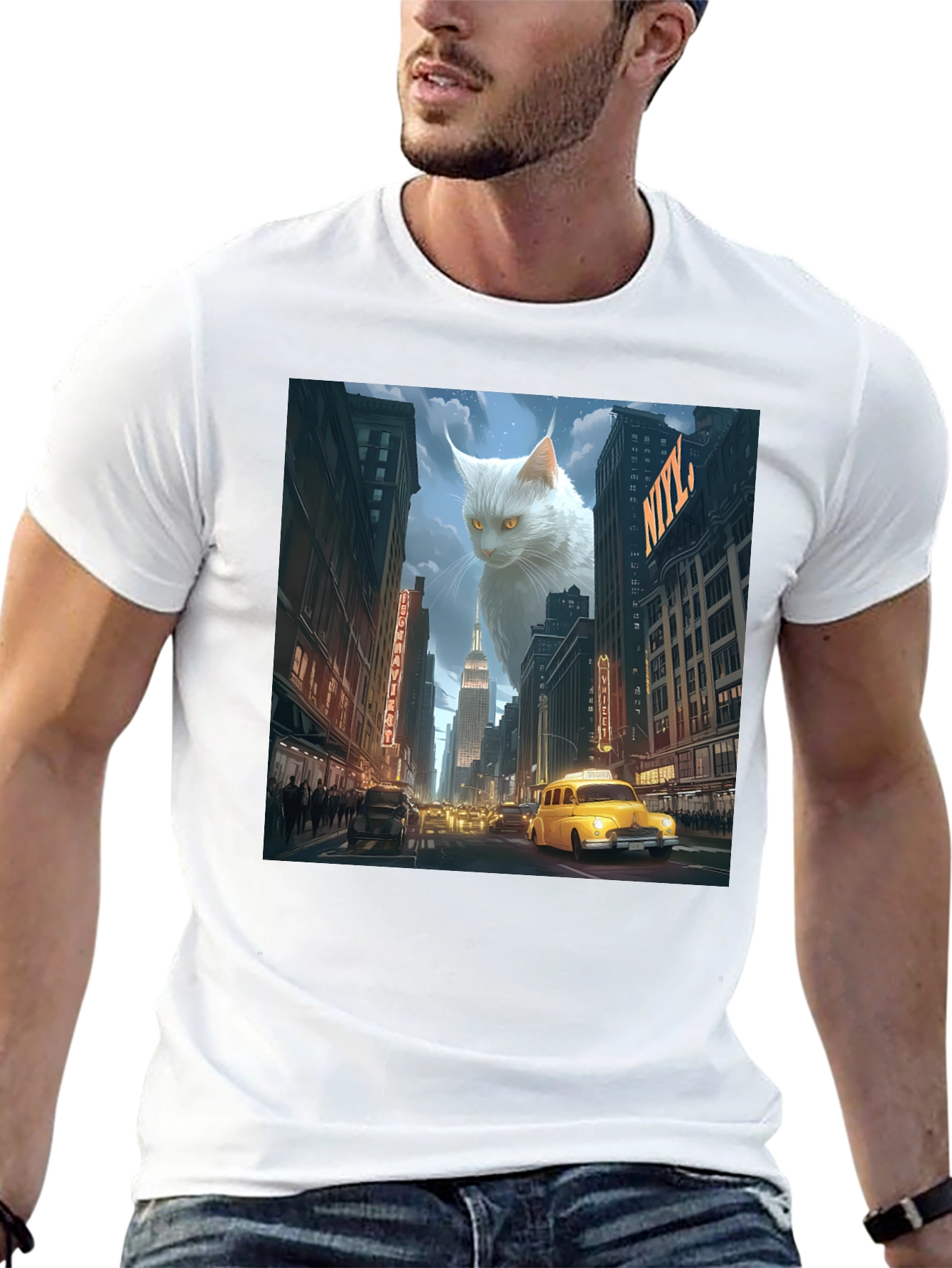 Catzilla T-Shirt - Giant Cat NYC