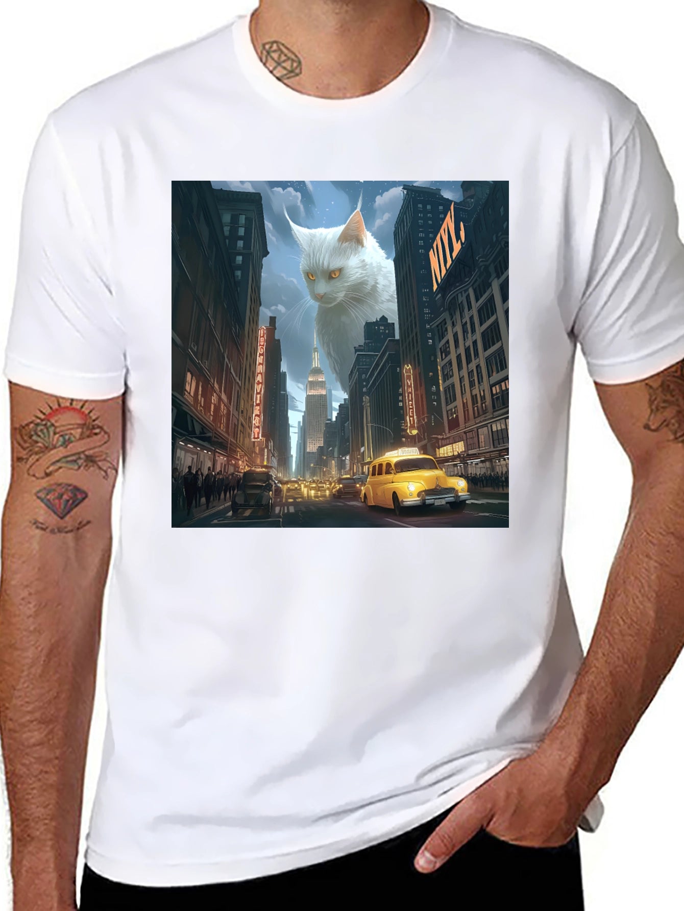 Catzilla T-Shirt - Giant Cat NYC
