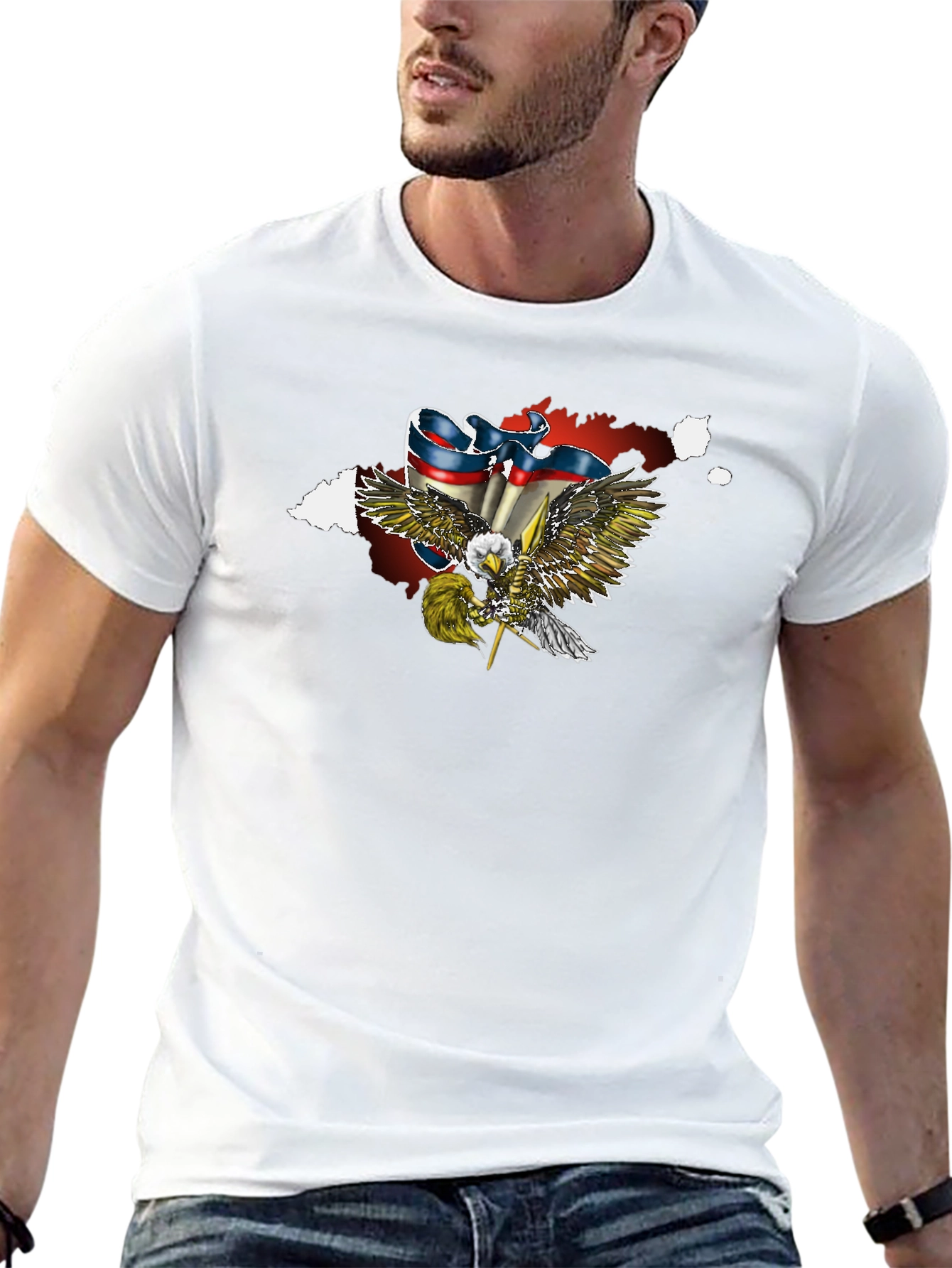 American Samoa Eagle Flag T-Shirt