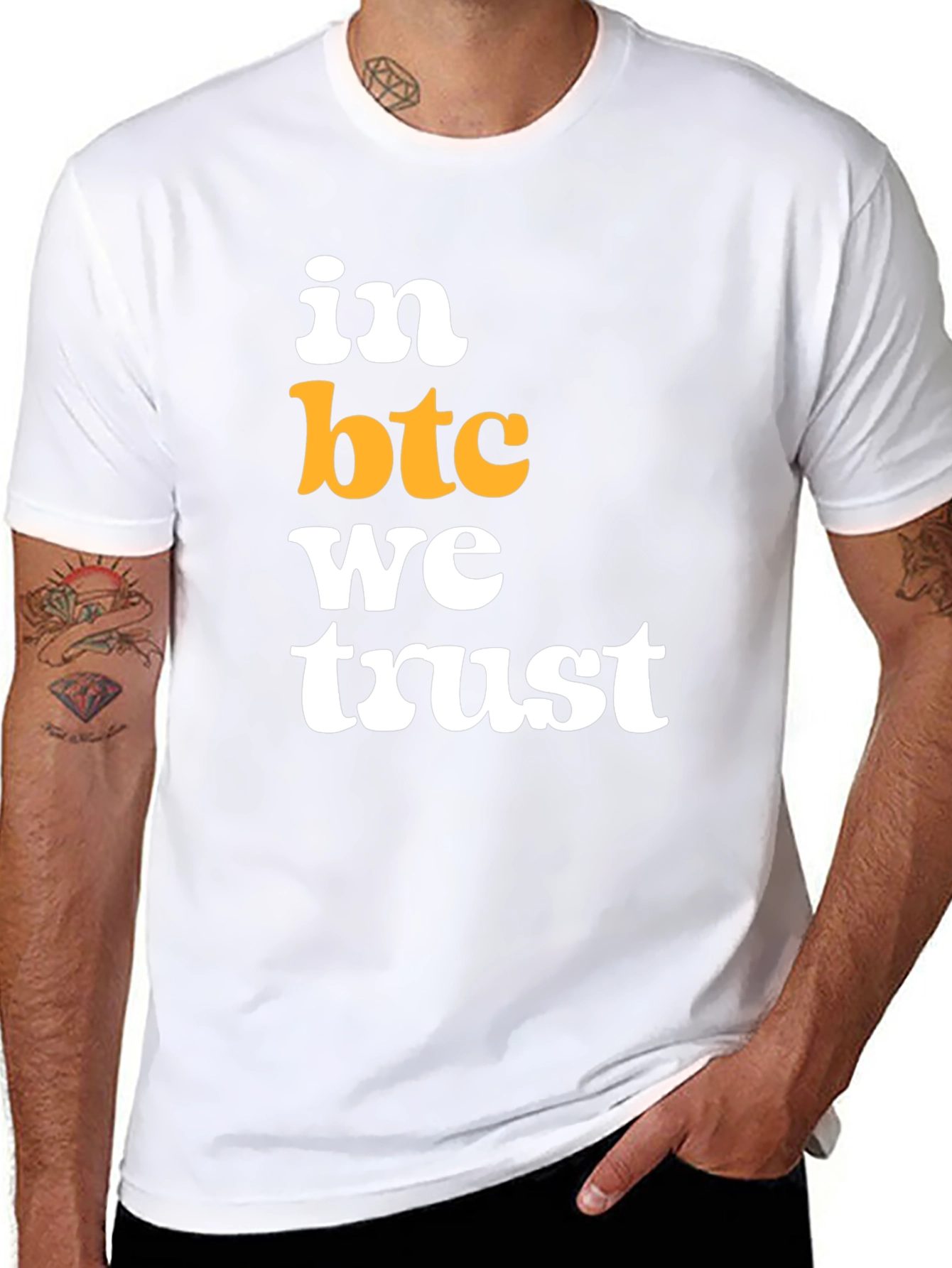 In BTC We Trust Black T-Shirt