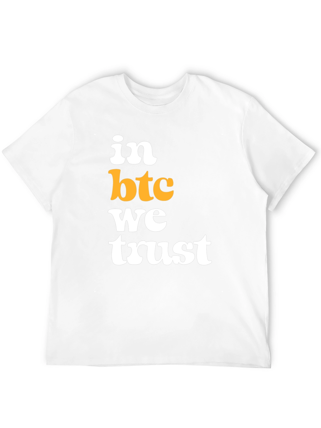 In BTC We Trust Black T-Shirt