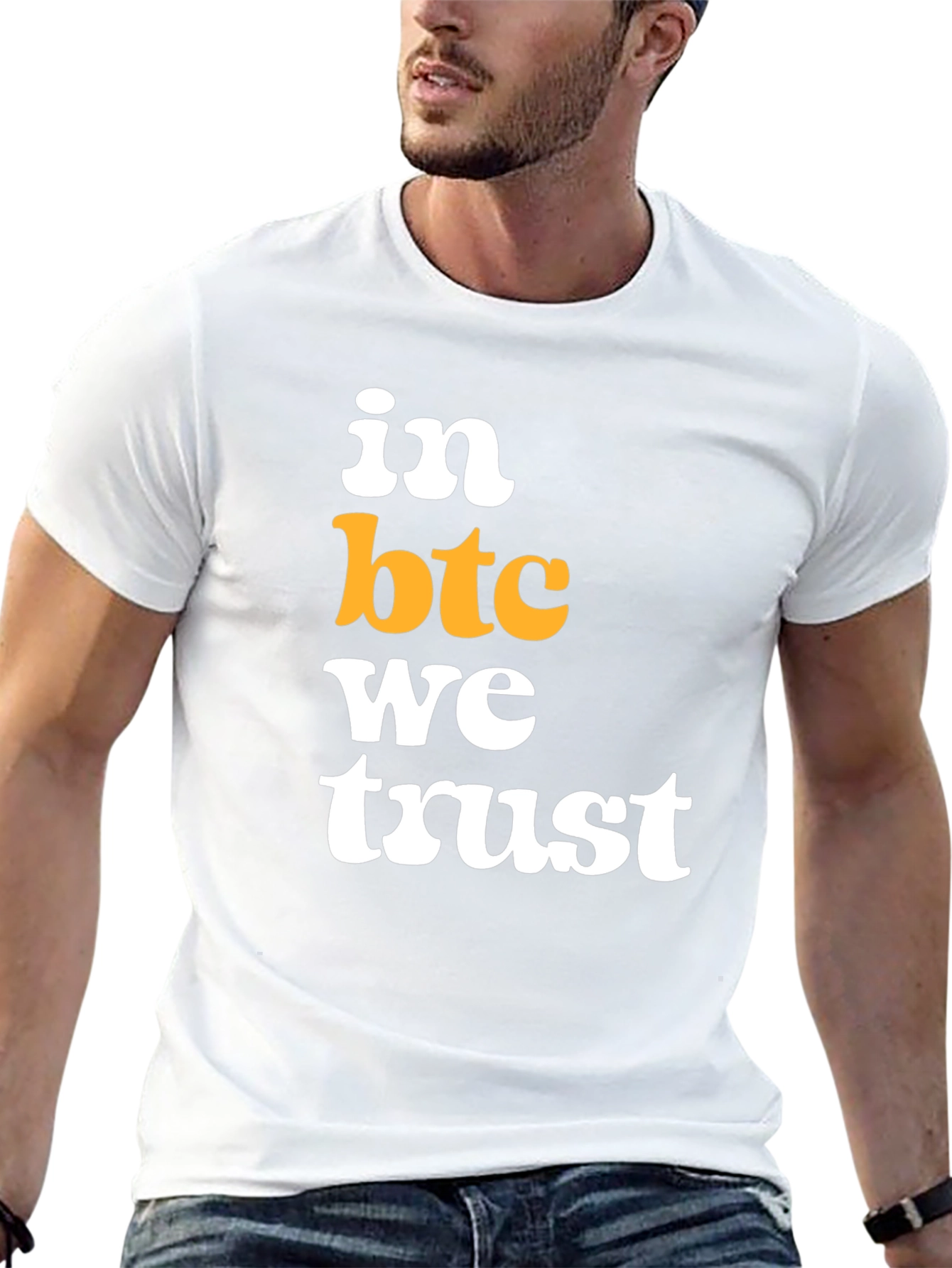 In BTC We Trust Black T-Shirt