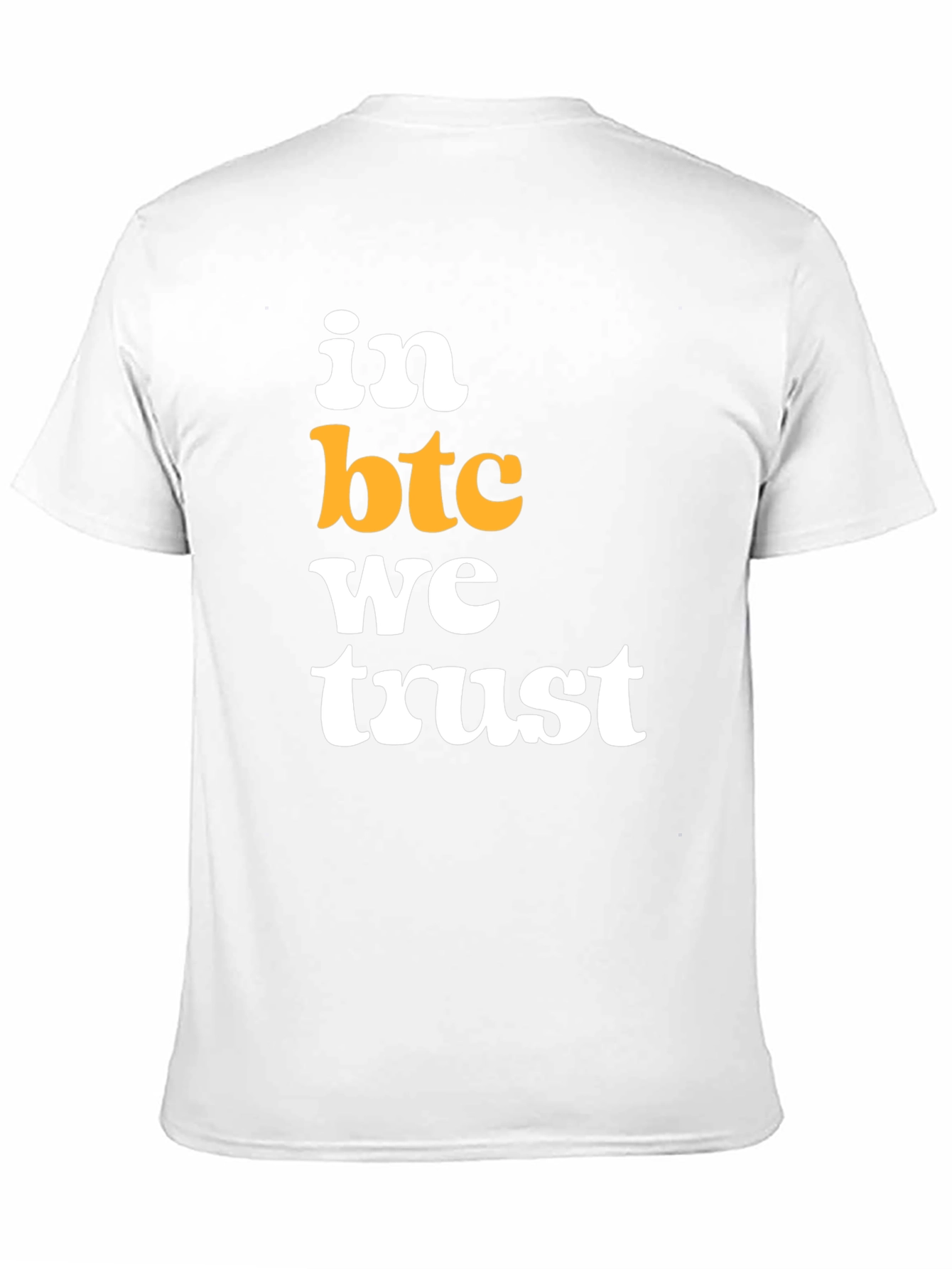In BTC We Trust Black T-Shirt