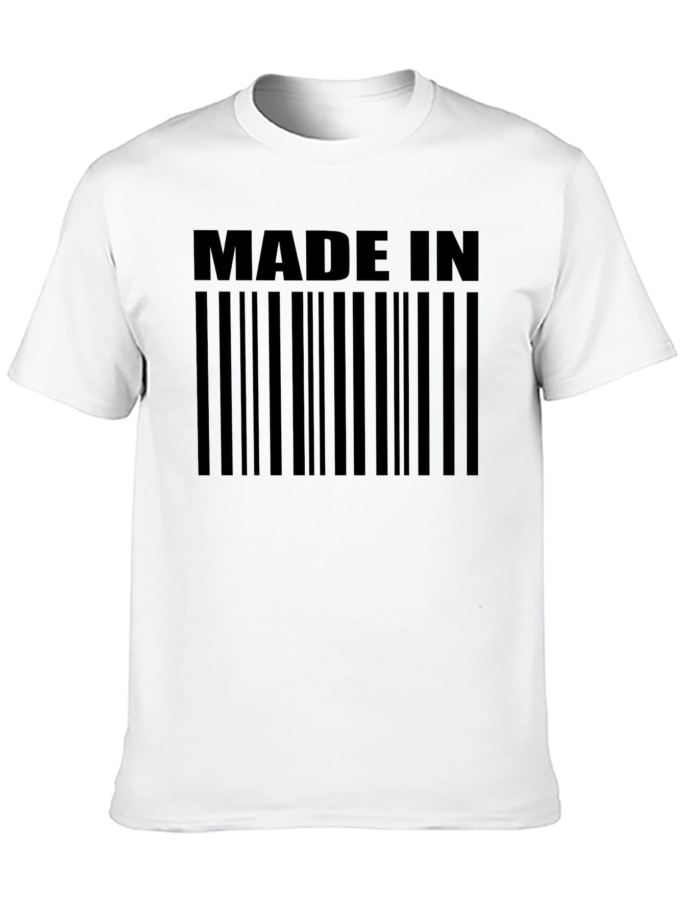 Made In Barcode Novelty T-Shirt