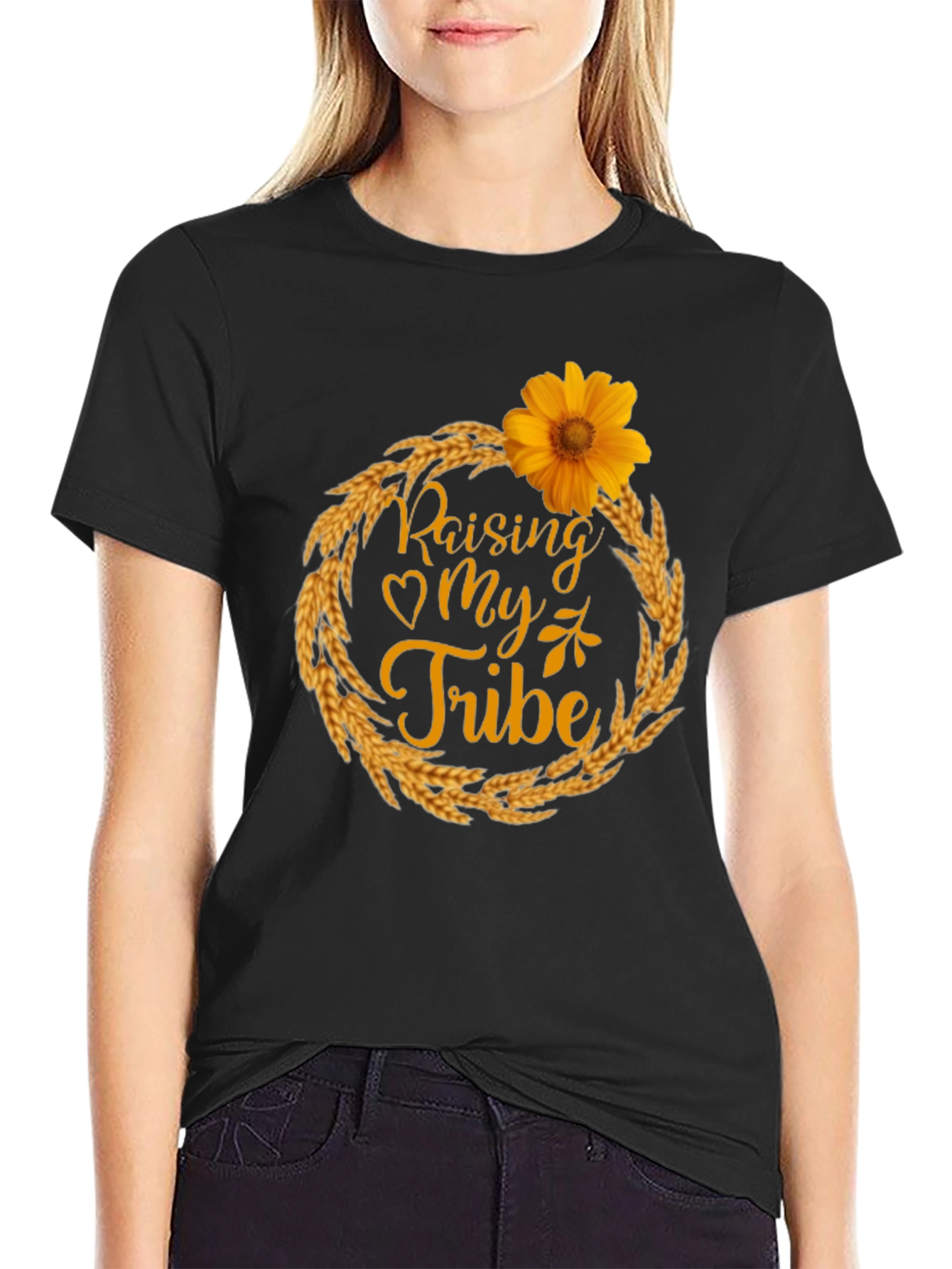 Raising My Tribe Graphic Tee - Sunflower Edition