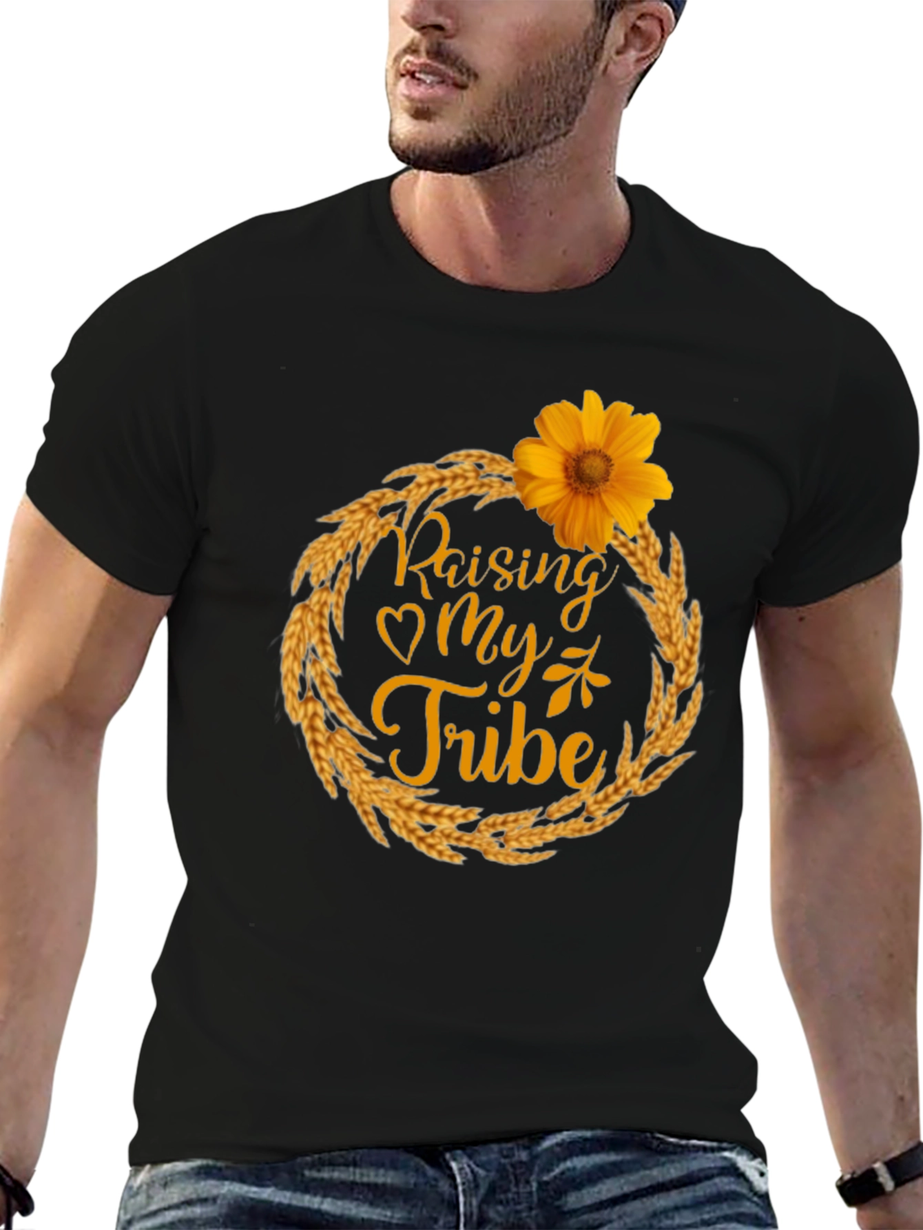 Raising My Tribe Graphic Tee - Sunflower Edition
