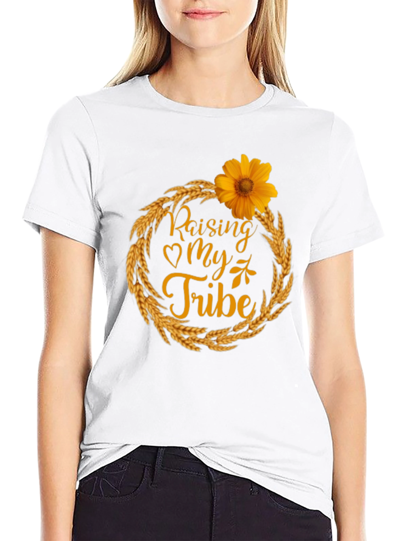 Raising My Tribe Graphic Tee - Sunflower Edition