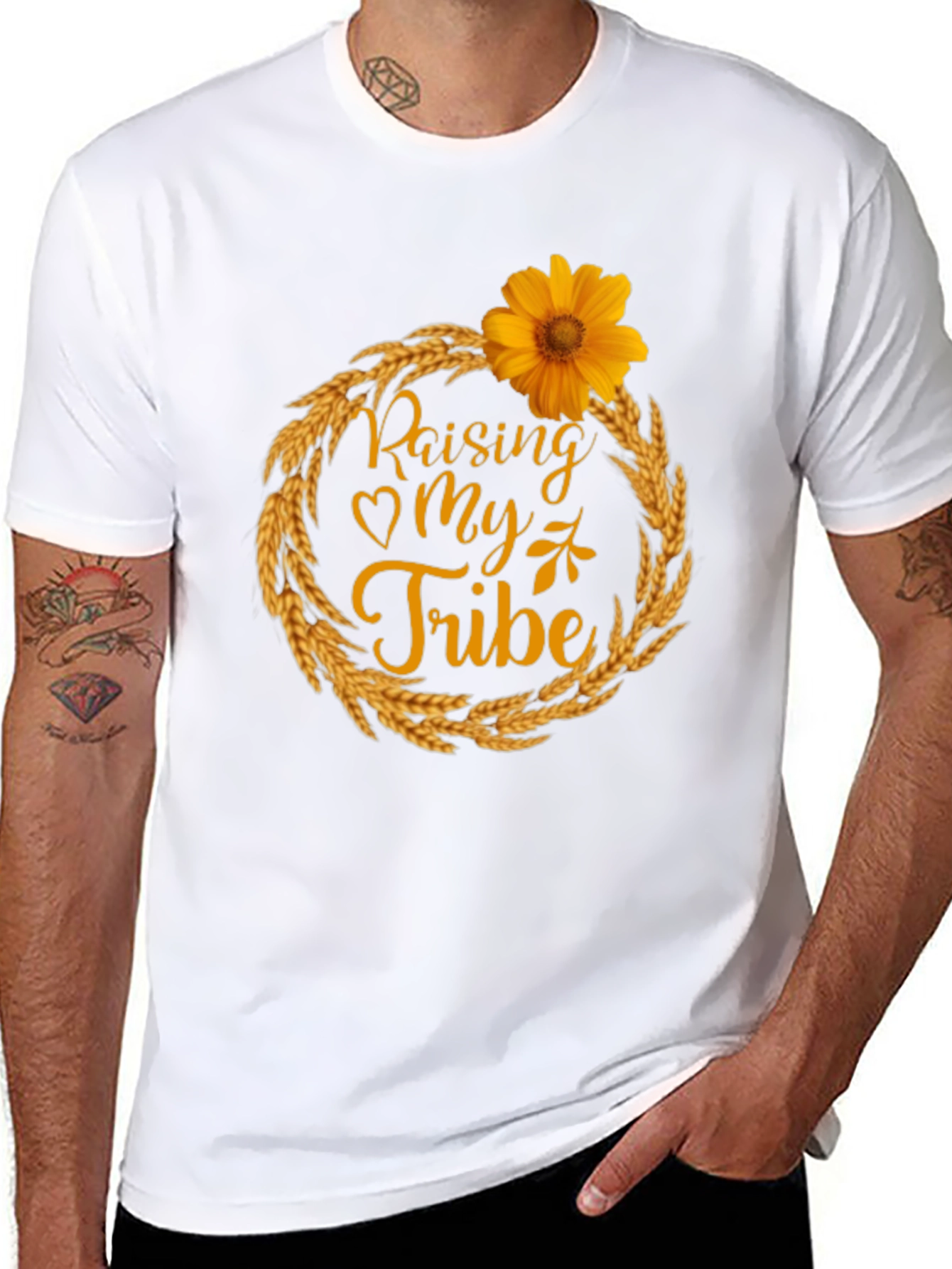 Raising My Tribe Graphic Tee - Sunflower Edition